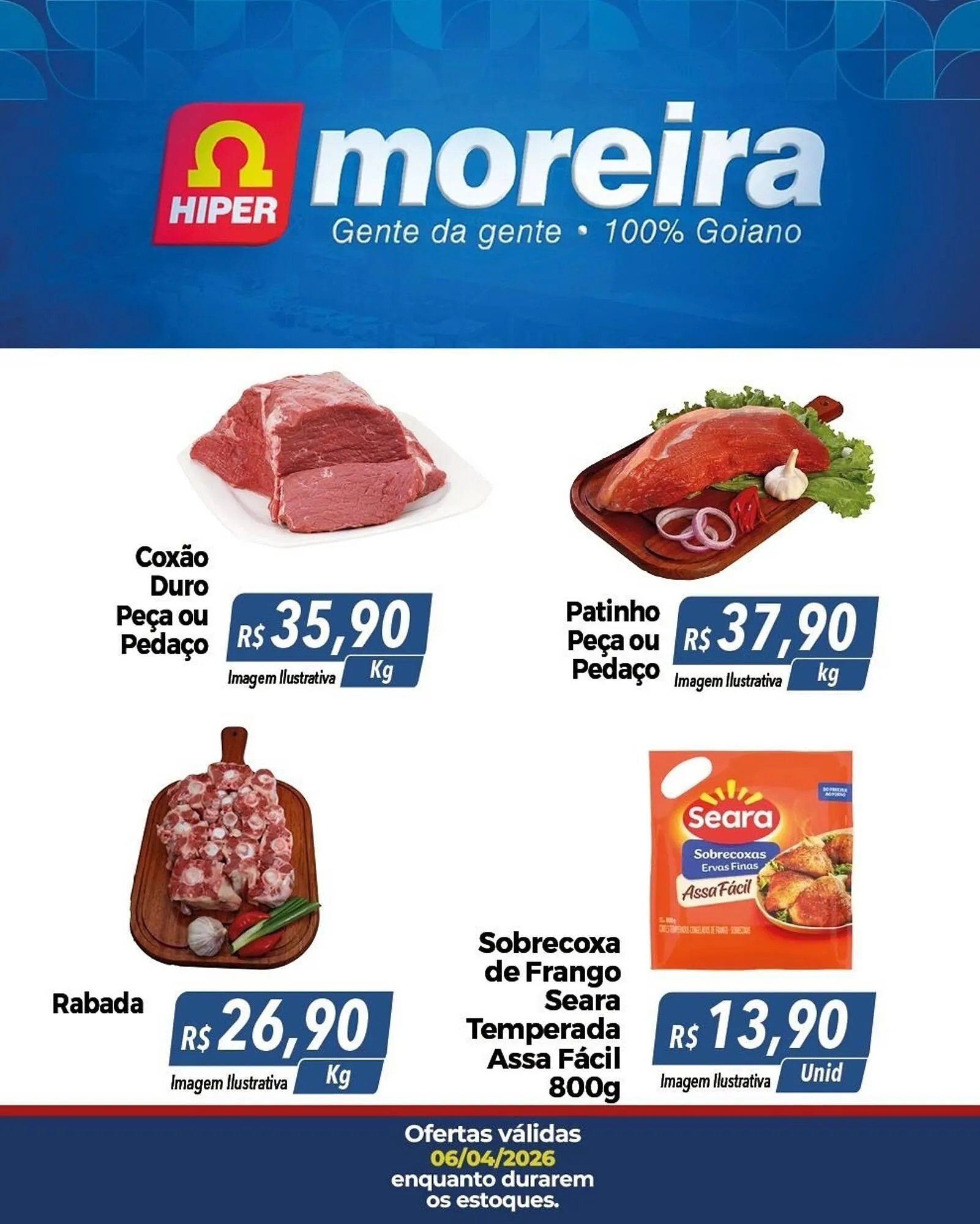 Encarte de Catálogo Hiper Moreira 6 de abril até 6 de abril 2026 - Pagina 1