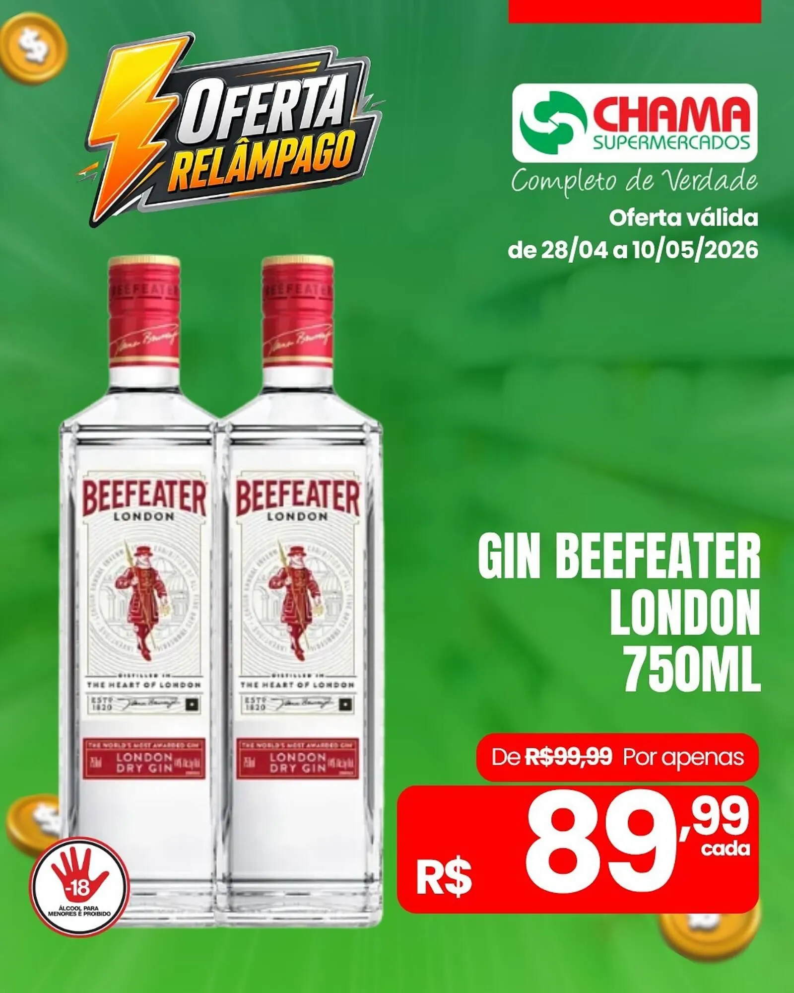 Encarte de Catálogo Chama Supermercados 29 de abril até 10 de maio 2026 - Pagina 3