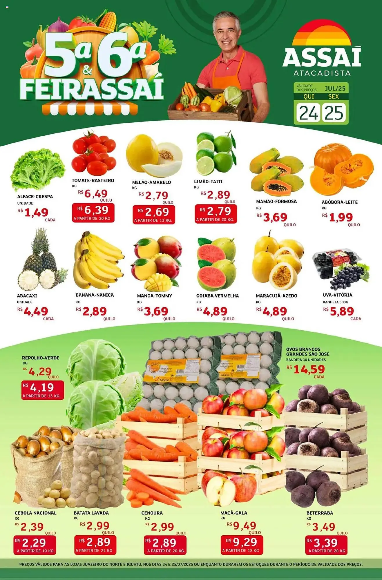 Encarte de Catálogo Assaí Atacadista 24 de julho até 25 de julho 2025 - Pagina 1