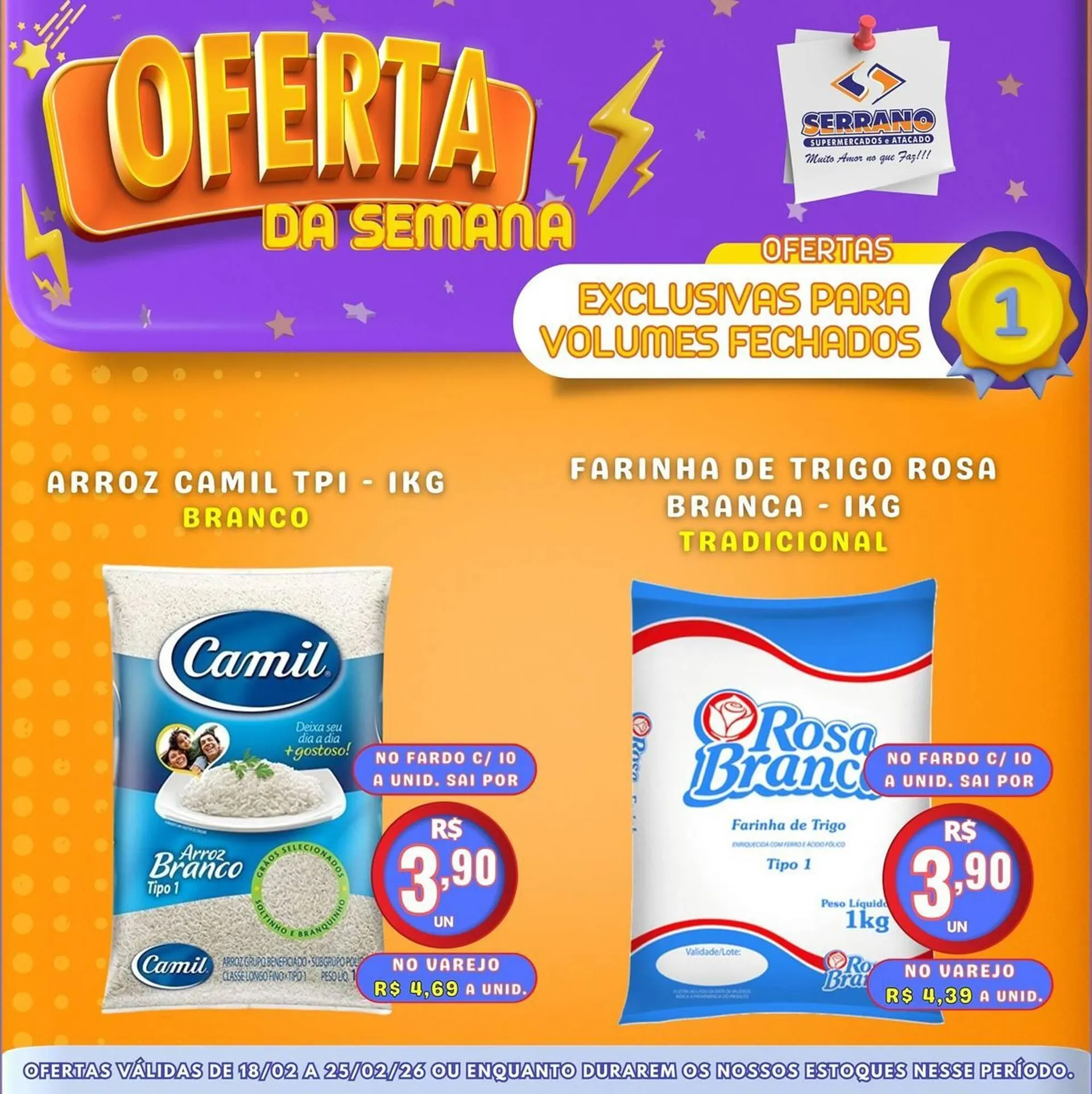 Encarte de Catálogo Serrano Supermercado 18 de fevereiro até 25 de fevereiro 2026 - Pagina 6