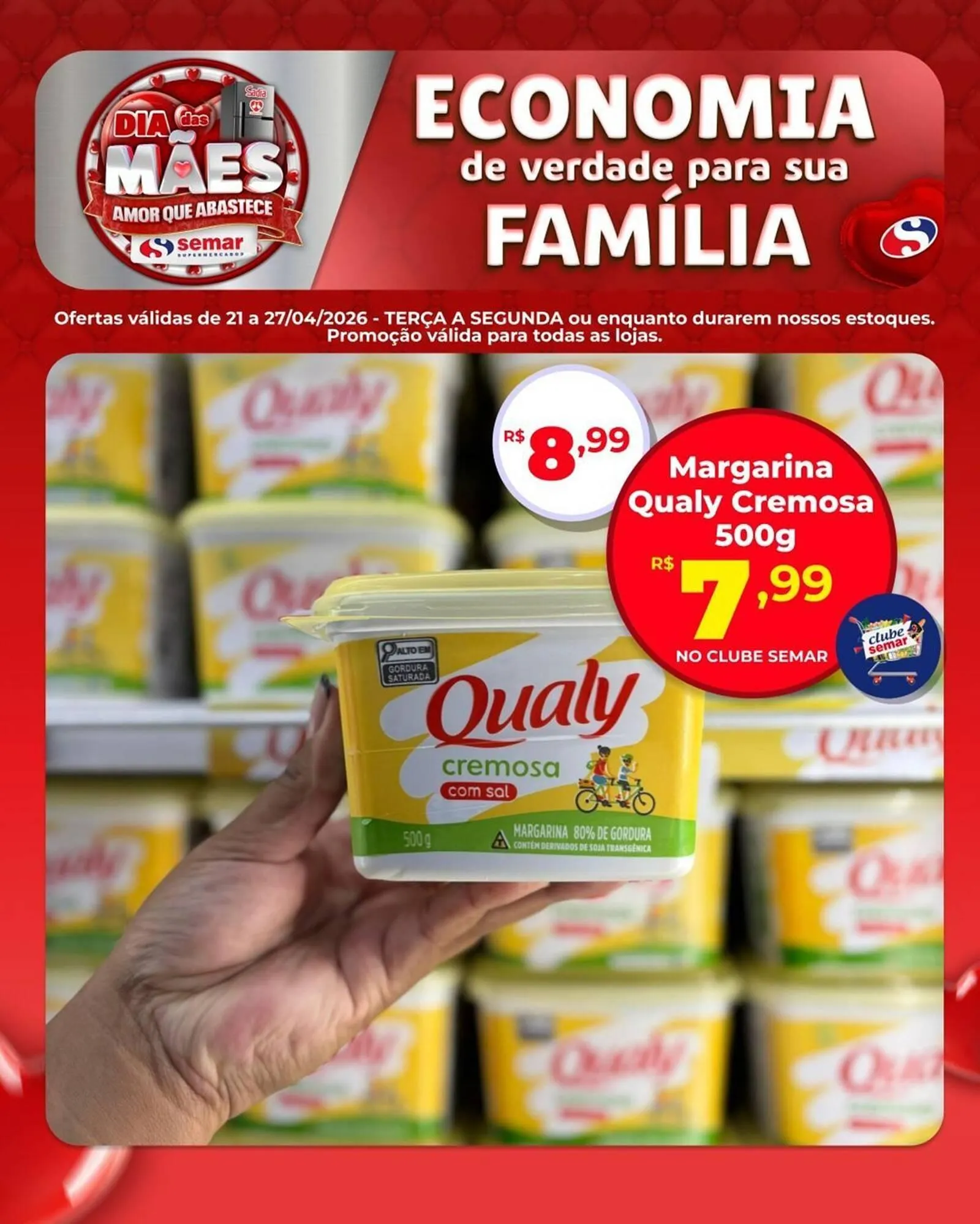 Encarte de Folheto Semar Supermercado 21 de abril até 27 de abril 2026 - Pagina 8
