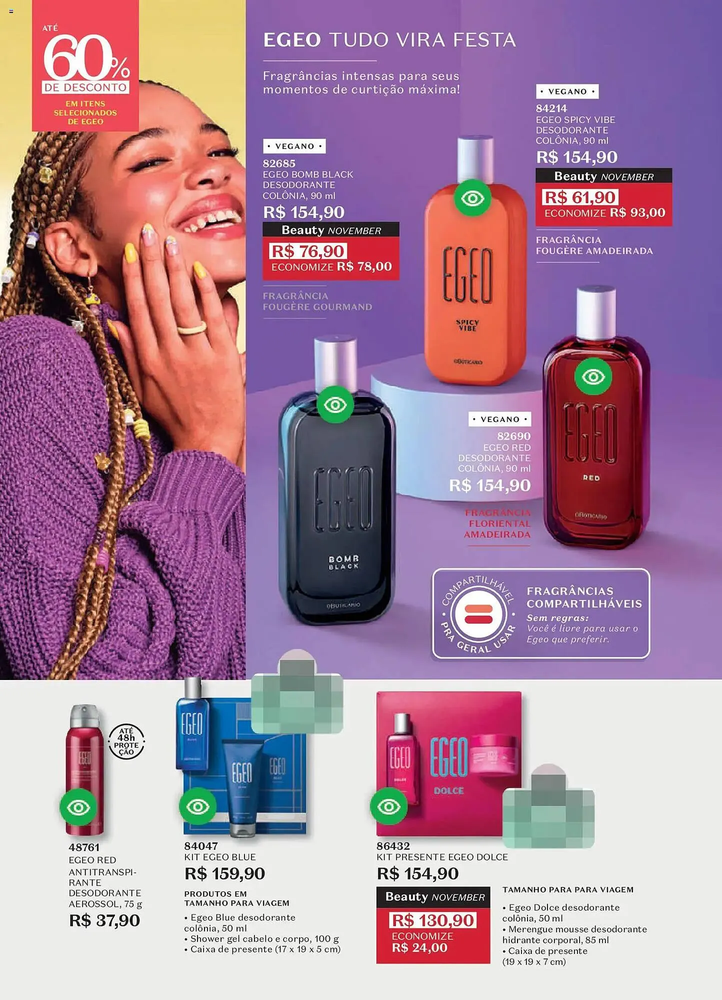Encarte de Catálogo O Boticário 3 de novembro até 30 de novembro 2025 - Pagina 68