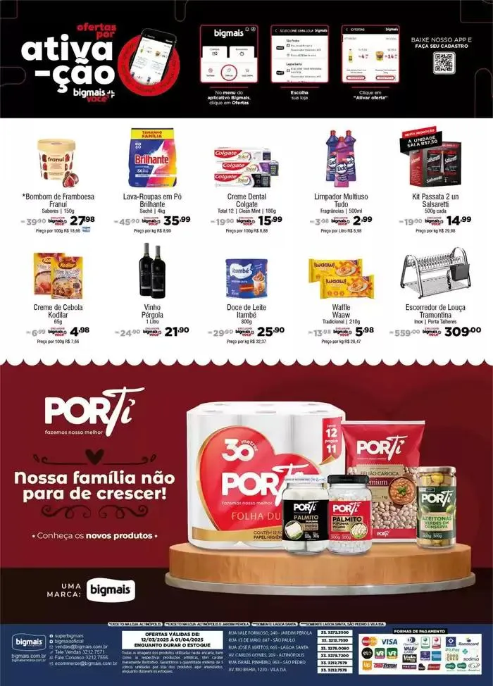 Encarte de Encarte Big Mais Supermercados 13 de março até 1 de abril 2025 - Pagina 20