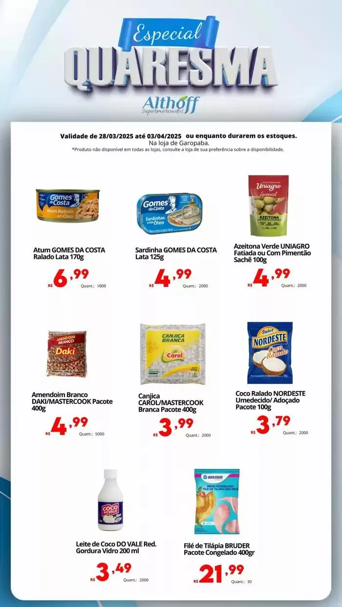 Encarte de Encarte Semanal - F10 (28/03 a 03/04). 28 de março até 3 de abril 2025 - Pagina 10