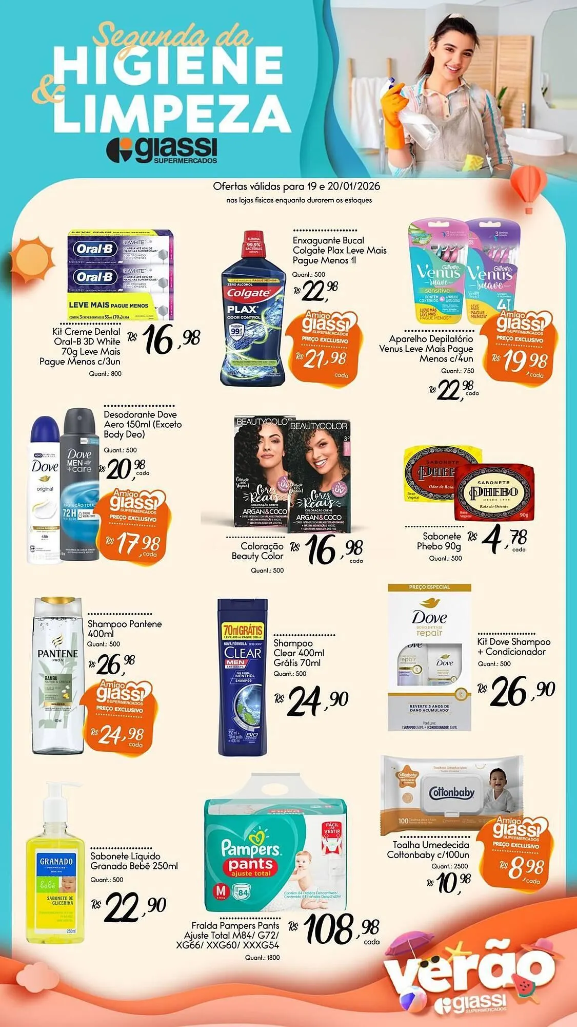 Encarte de Encarte Giassi Supermercados 19 de janeiro até 20 de janeiro 2026 - Pagina 2