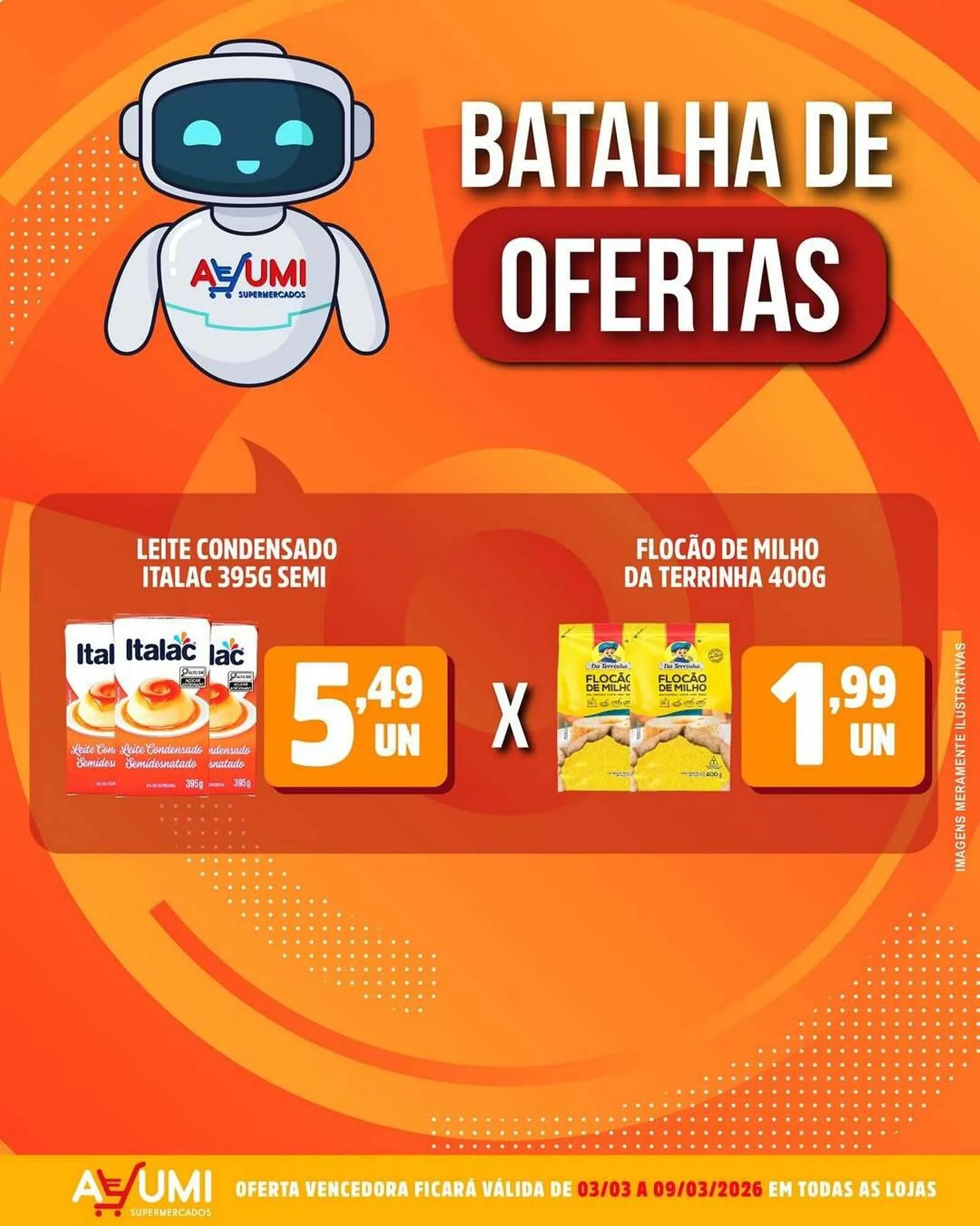 Encarte de Folheto Ayumi Supermercados 3 de março até 9 de março 2026 - Pagina 1