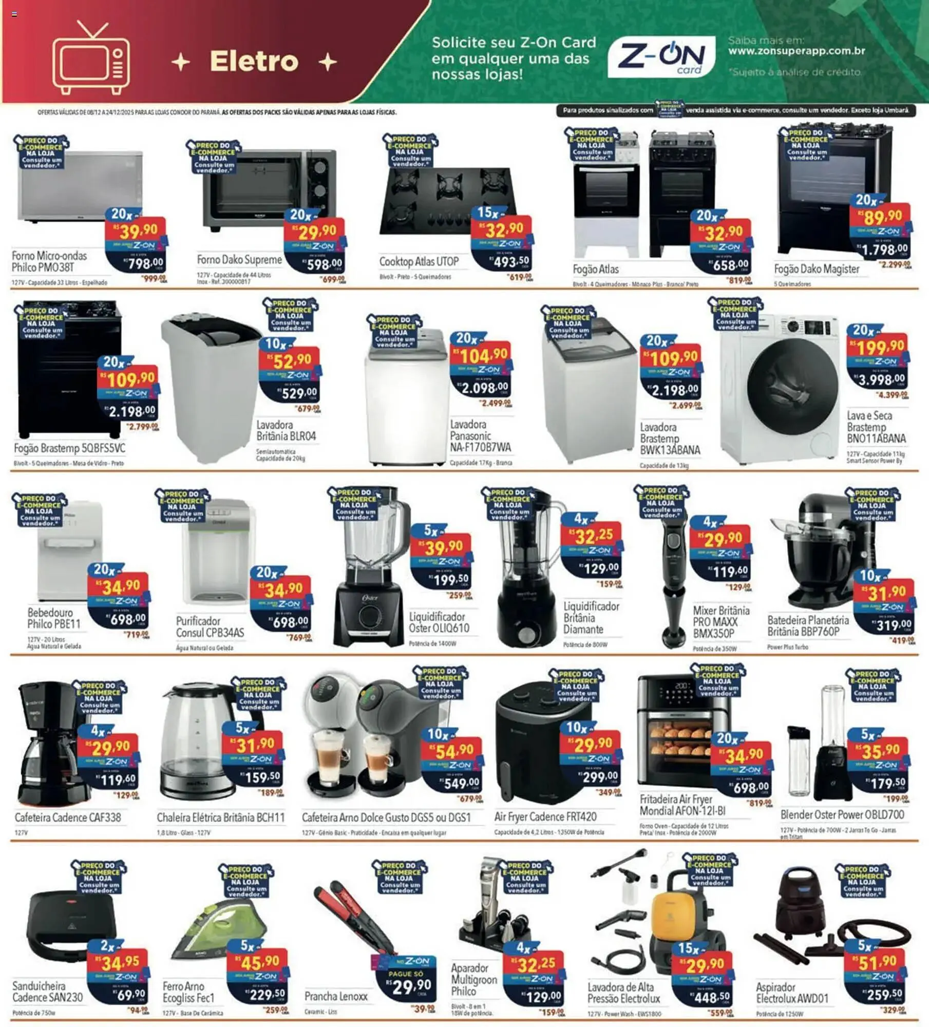 Encarte de Catálogo Supermercados Condor 8 de dezembro até 24 de dezembro 2025 - Pagina 31