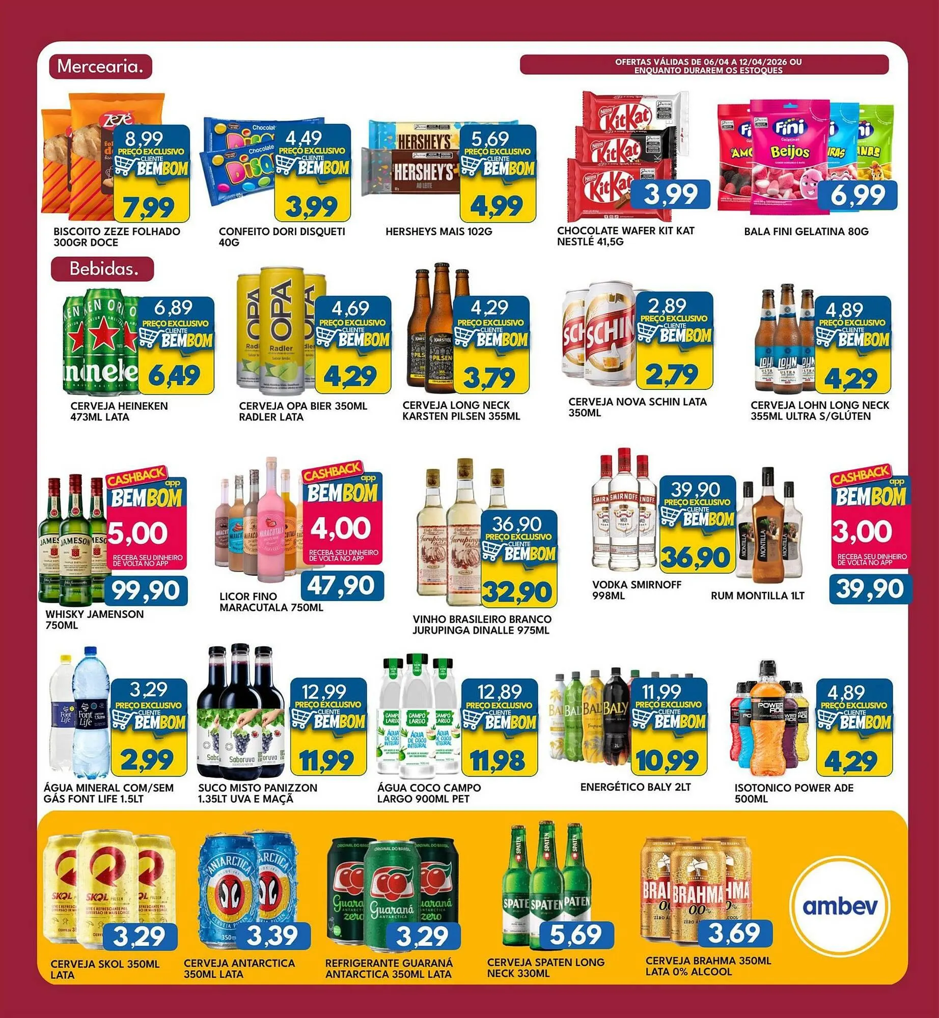 Encarte de Catálogo Rancho Bom Supermercados 6 de abril até 12 de abril 2026 - Pagina 6