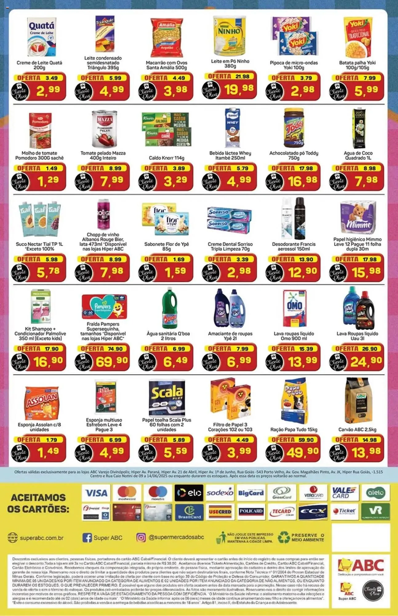 Encarte de Catálogo Supermercados ABC 9 de junho até 14 de junho 2025 - Pagina 2