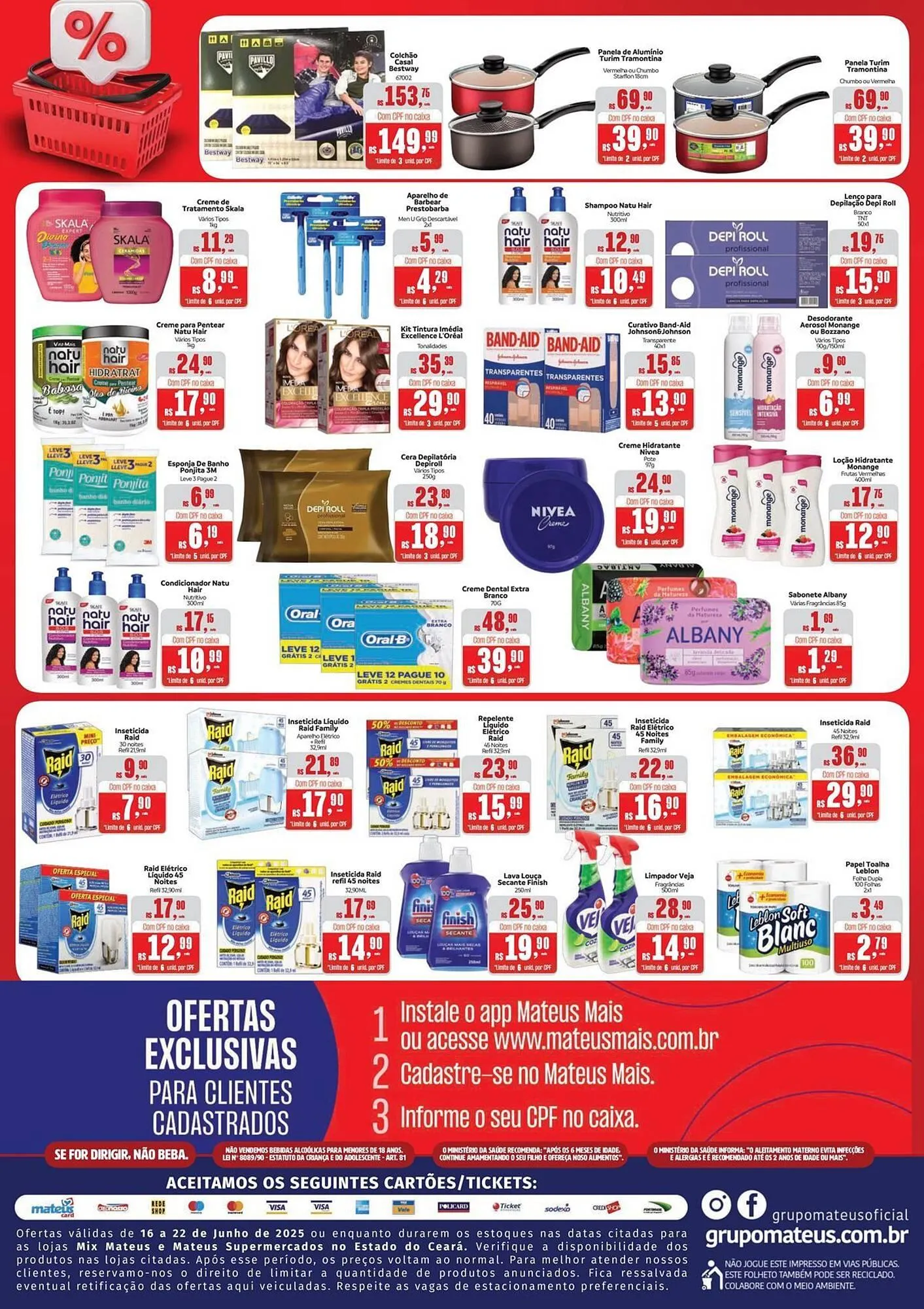 Encarte de Catálogo Supermercados Mateus 17 de junho até 22 de junho 2025 - Pagina 2