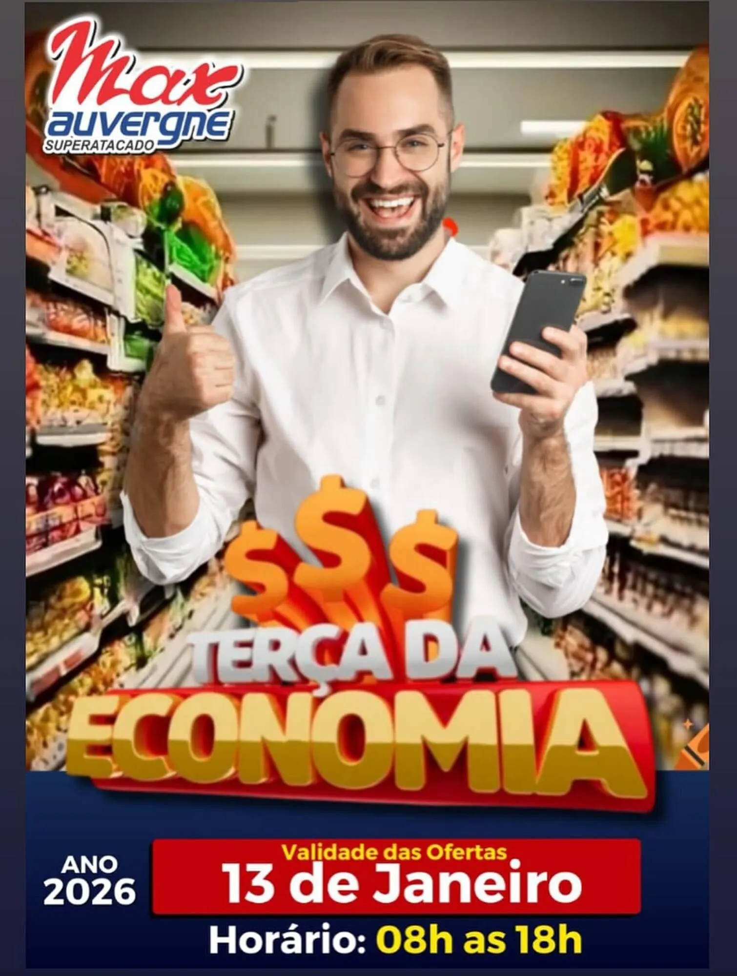 Encarte de Catálogo Max Auvergne Superatacado 13 de janeiro até 13 de janeiro 2026 - Pagina 1