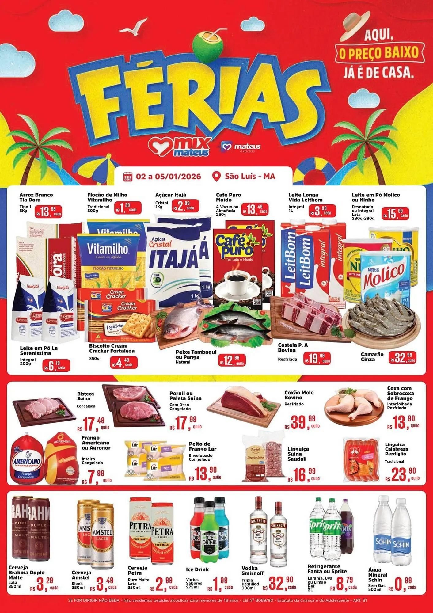 Encarte de Catálogo Supermercados Mateus 1 de fevereiro até 1 de maio 2026 - Pagina 1