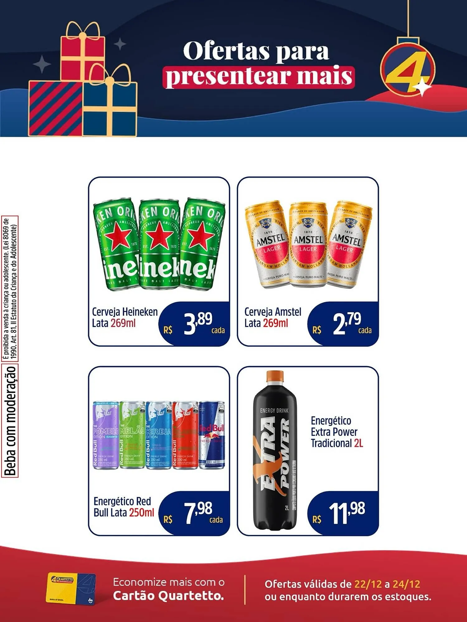 Encarte de Catálogo Quartetto Supermercados 22 de dezembro até 24 de dezembro 2025 - Pagina 5
