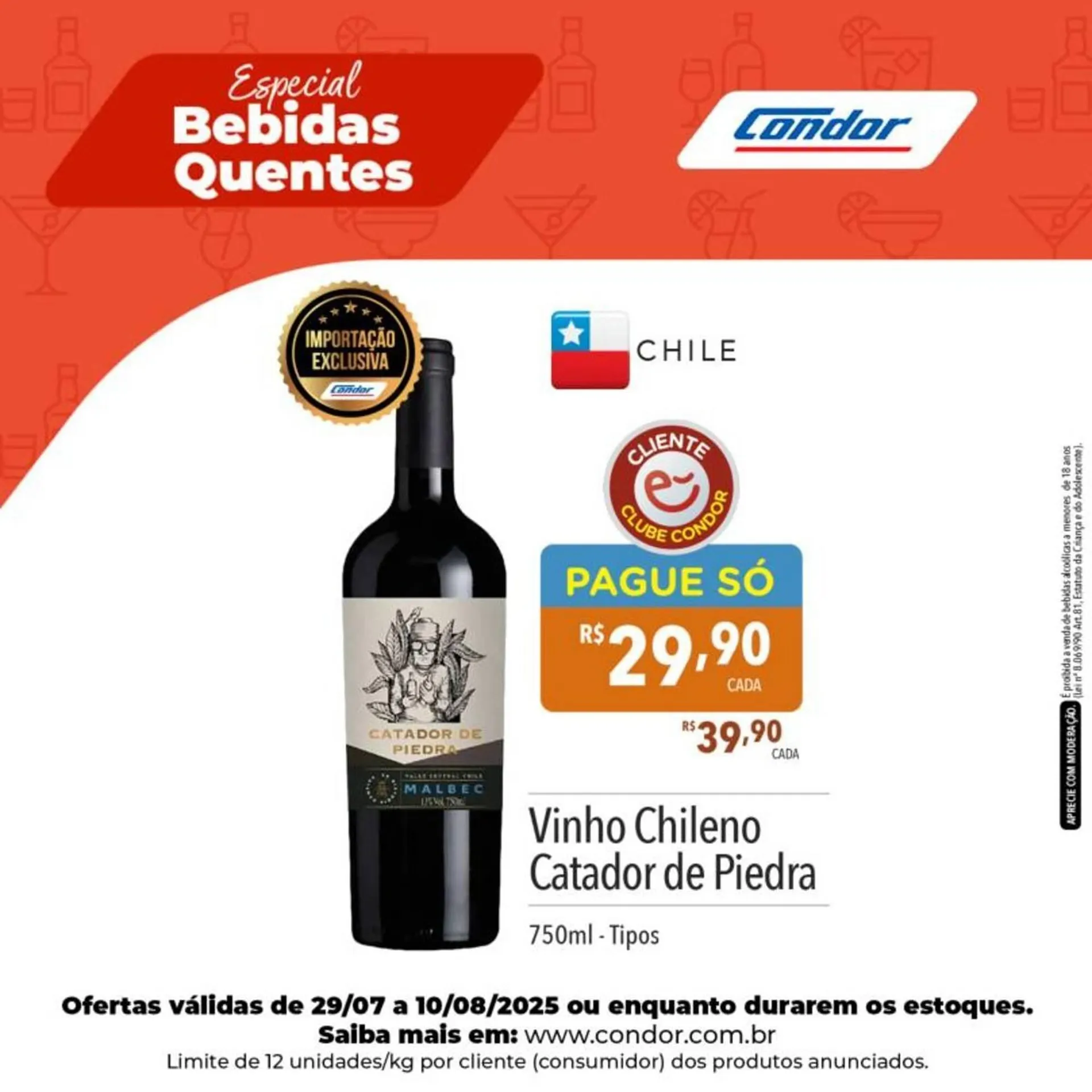 Encarte de Catálogo Supermercados Condor 29 de julho até 10 de agosto 2025 - Pagina 7