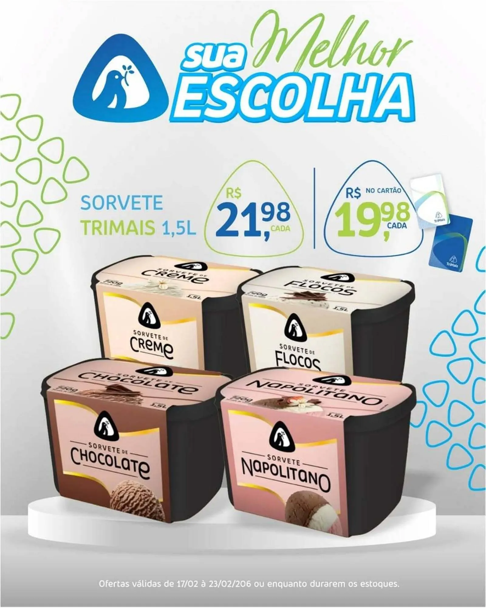 Encarte de Catálogo Trimais Supermercado 17 de fevereiro até 23 de fevereiro 2026 - Pagina 1