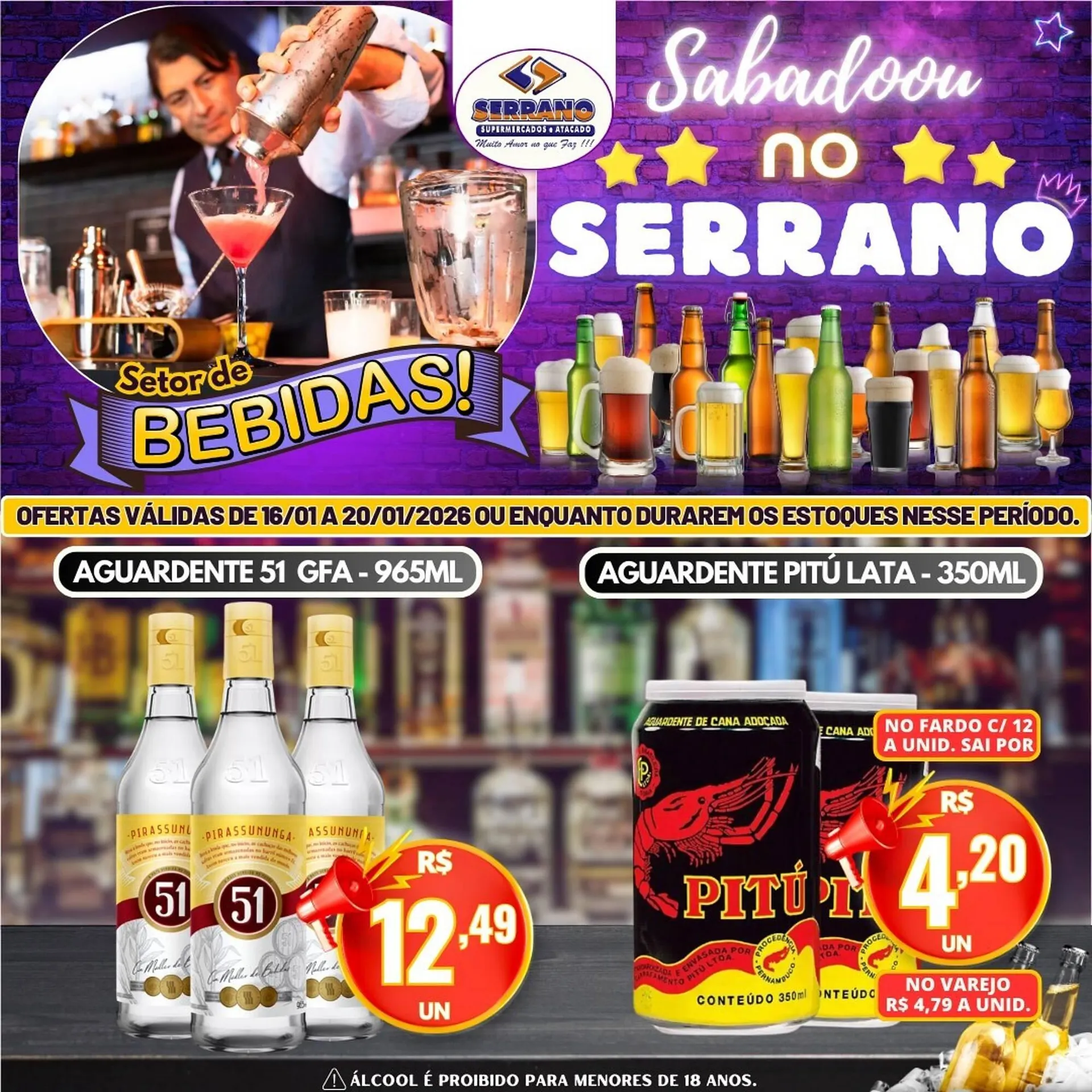 Encarte de Catálogo Serrano Supermercado 16 de janeiro até 20 de janeiro 2026 - Pagina 5