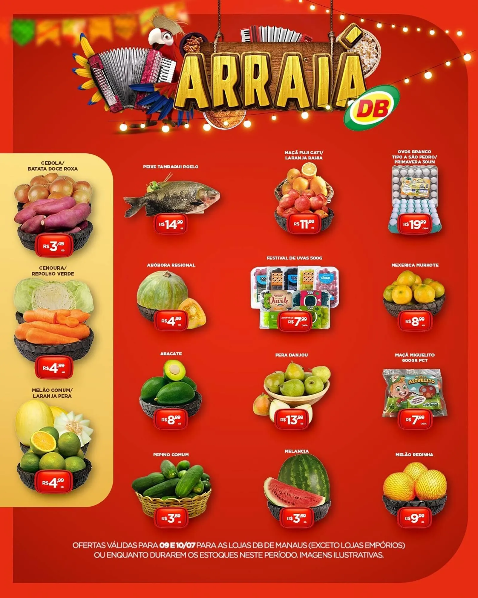 Encarte de Catálogo DB Supermercados 9 de julho até 10 de julho 2025 - Pagina 1