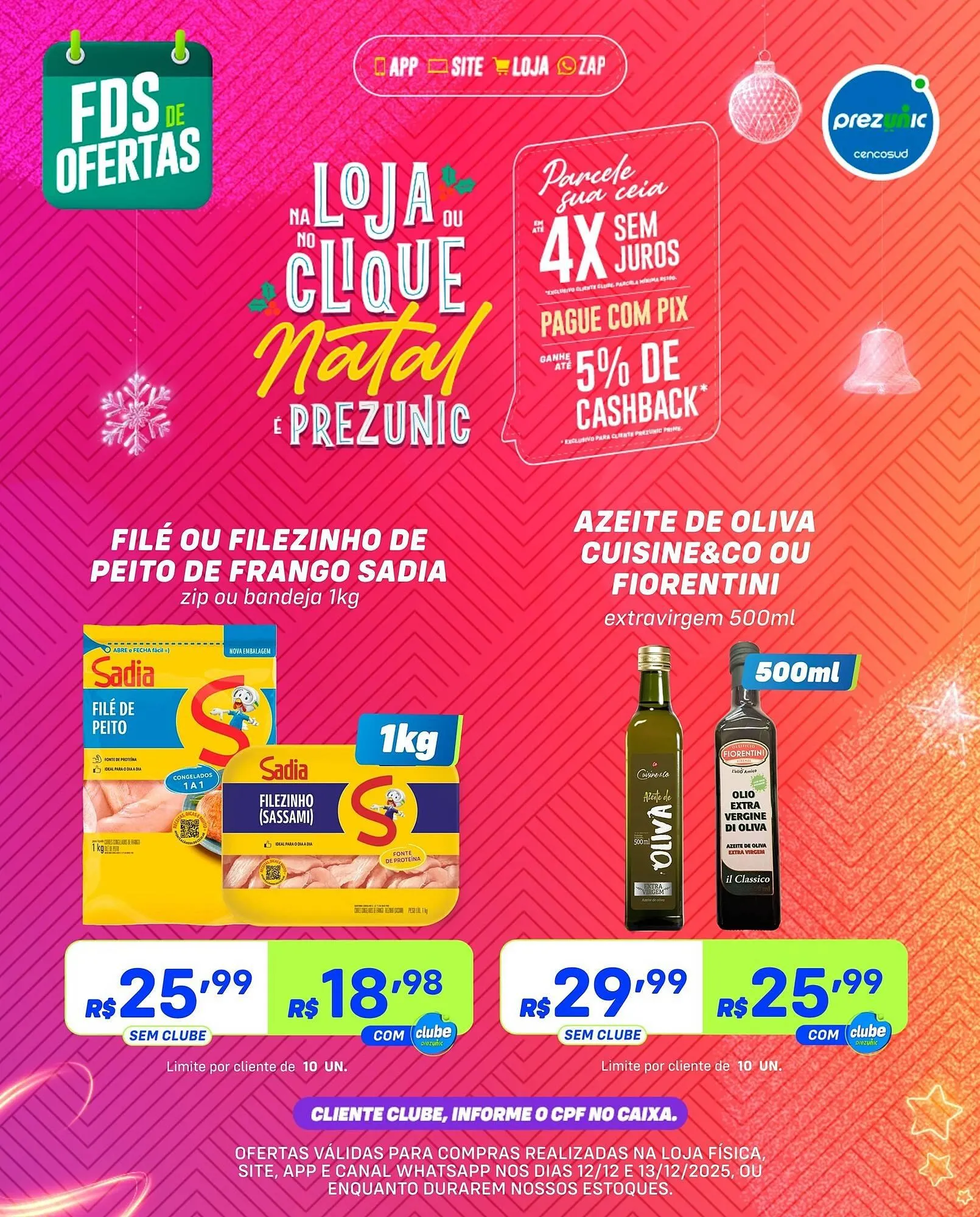 Encarte de Encarte Prezunic 12 de dezembro até 13 de dezembro 2025 - Pagina 4