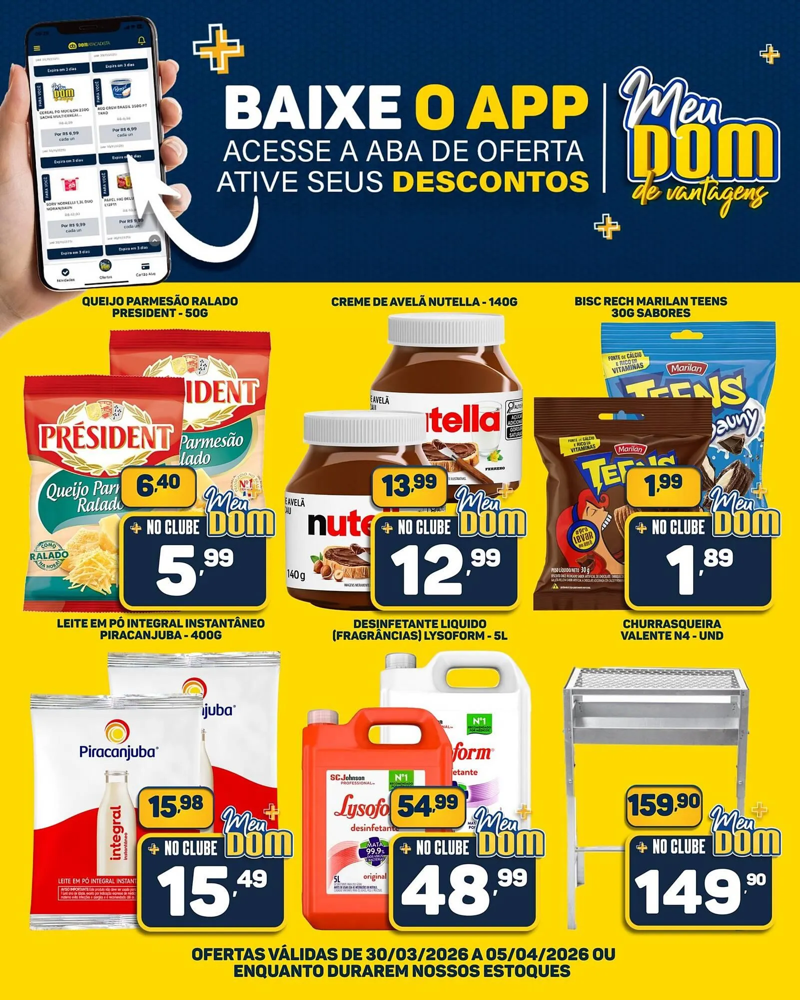 Encarte de Encarte Dom Atacadista 30 de março até 5 de abril 2026 - Pagina 1