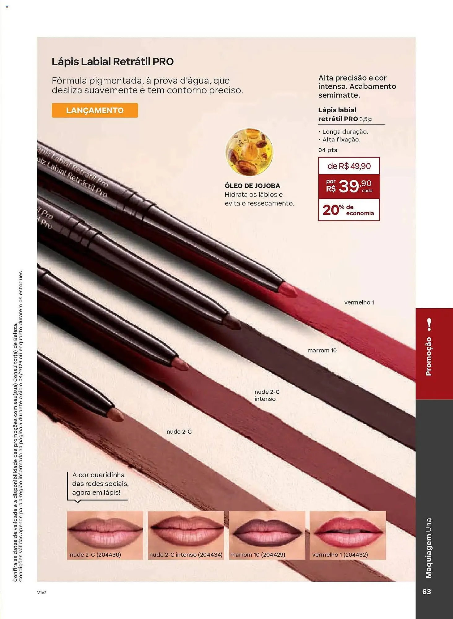 Encarte de Catálogo Natura 19 de fevereiro até 12 de março 2026 - Pagina 63