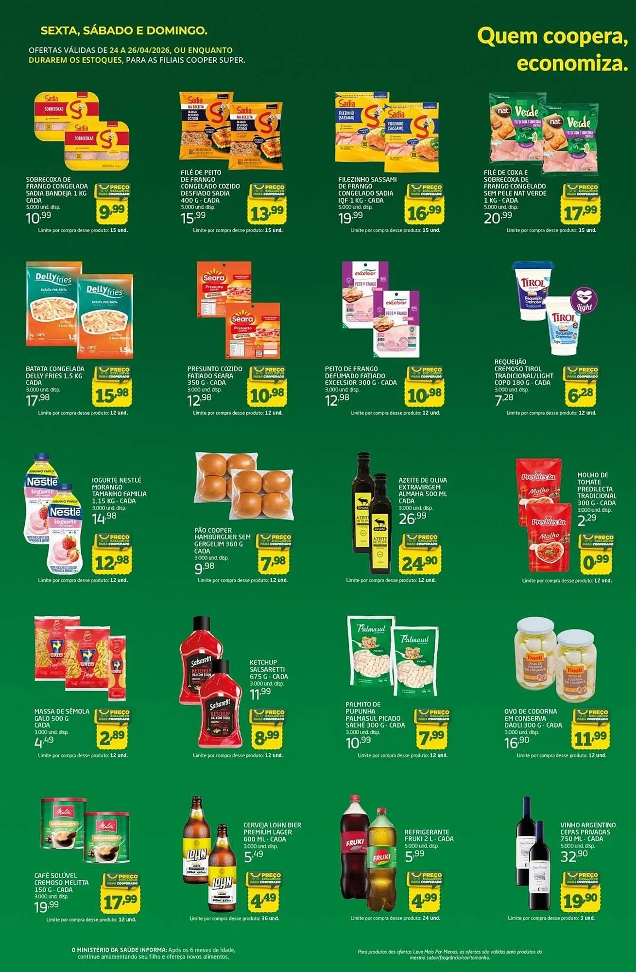 Encarte de Tabloide Cooper 24 de abril até 26 de abril 2026 - Pagina 2