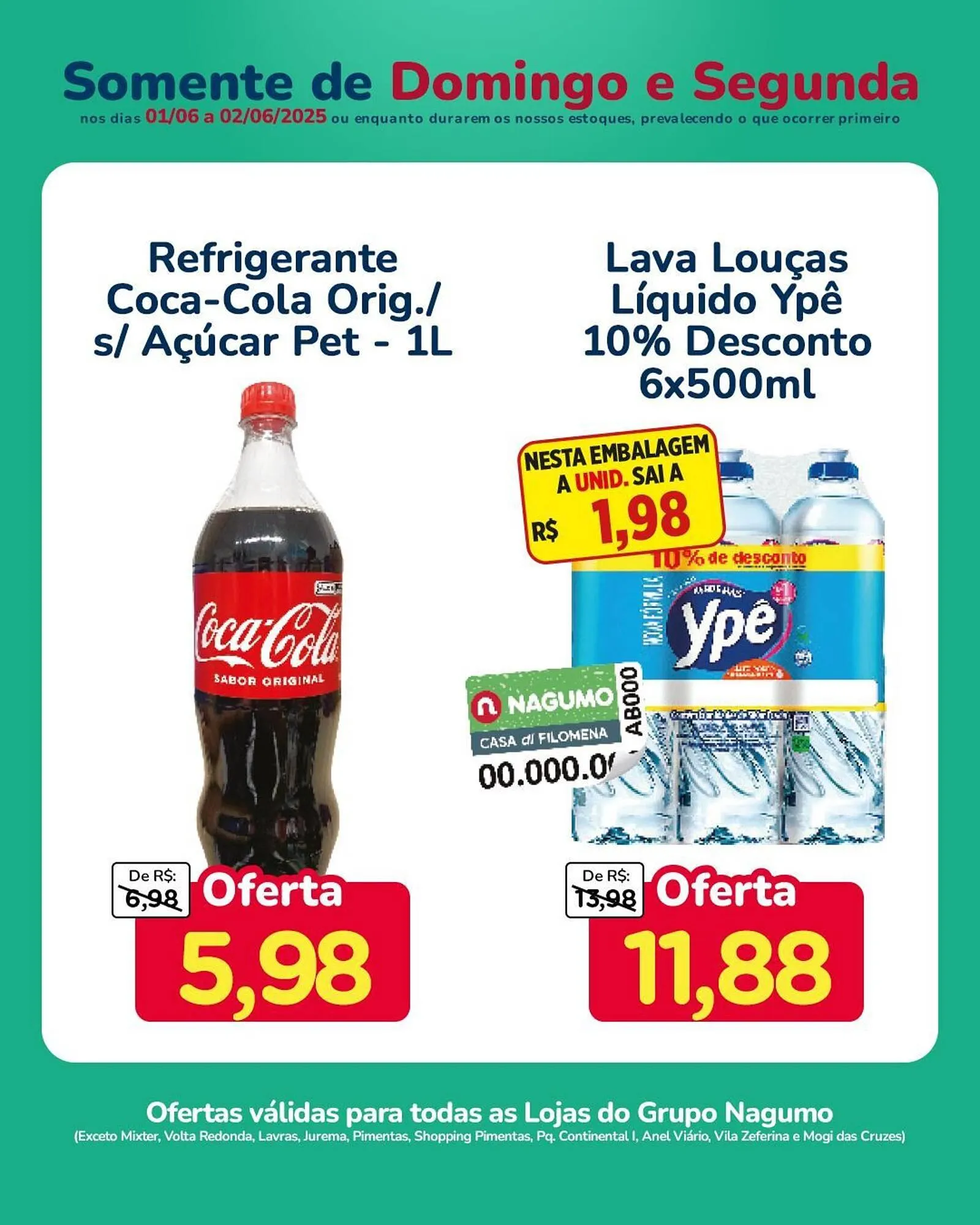 Encarte de Catálogo Nagumo 1 de junho até 2 de setembro 2025 - Pagina 3