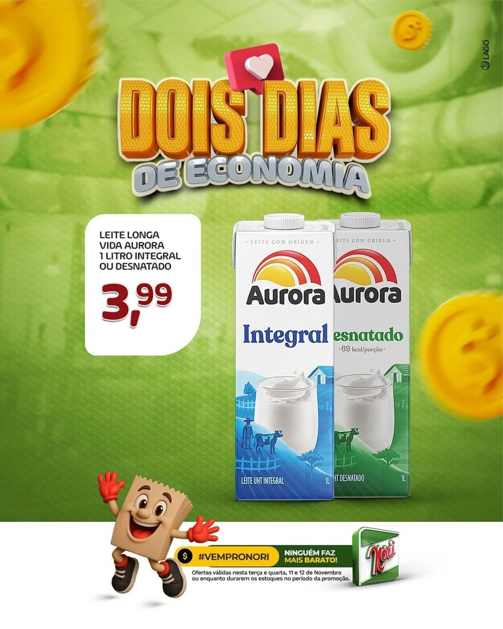 Encarte de Catálogo Supermercados Nori 11 de novembro até 12 de novembro 2025 - Pagina 1