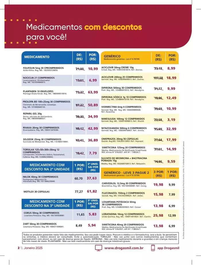 Encarte de Janeiro 2025 ! 3 de janeiro até 2 de fevereiro 2025 - Pagina 2