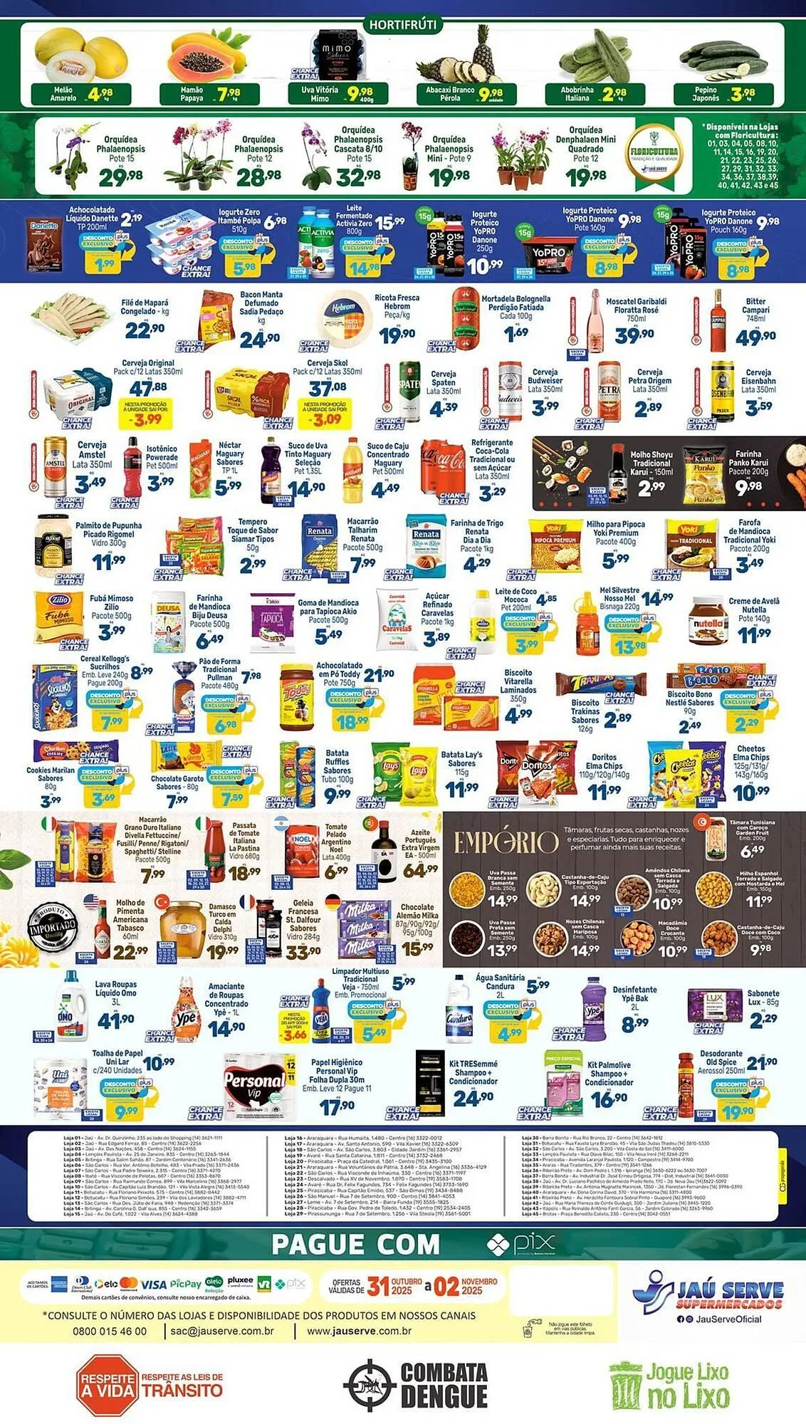 Encarte de Catálogo Supermercados Jau Serve 31 de outubro até 2 de novembro 2025 - Pagina 2