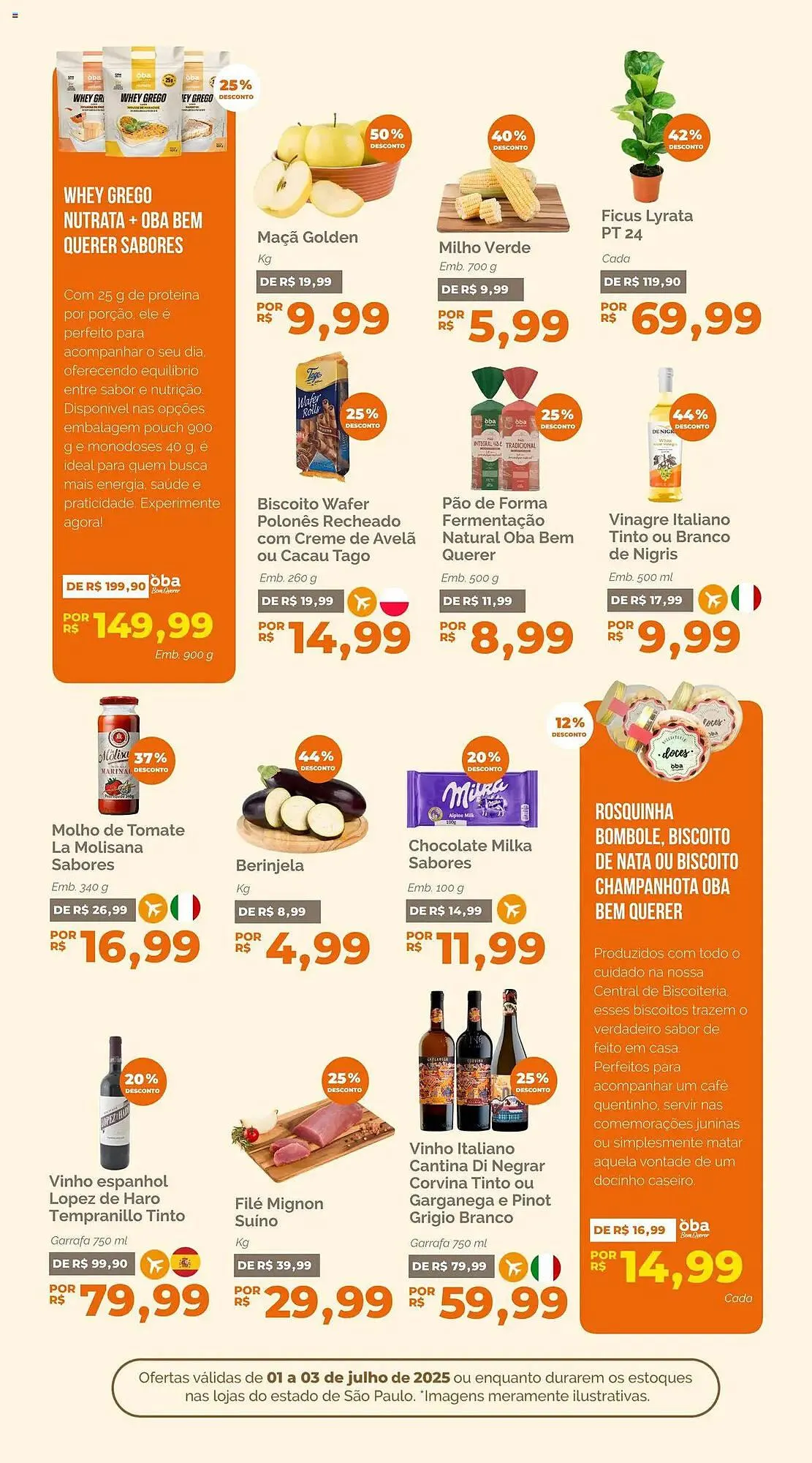 Encarte de Catálogo Oba Hortifruti 1 de julho até 3 de julho 2025 - Pagina 5