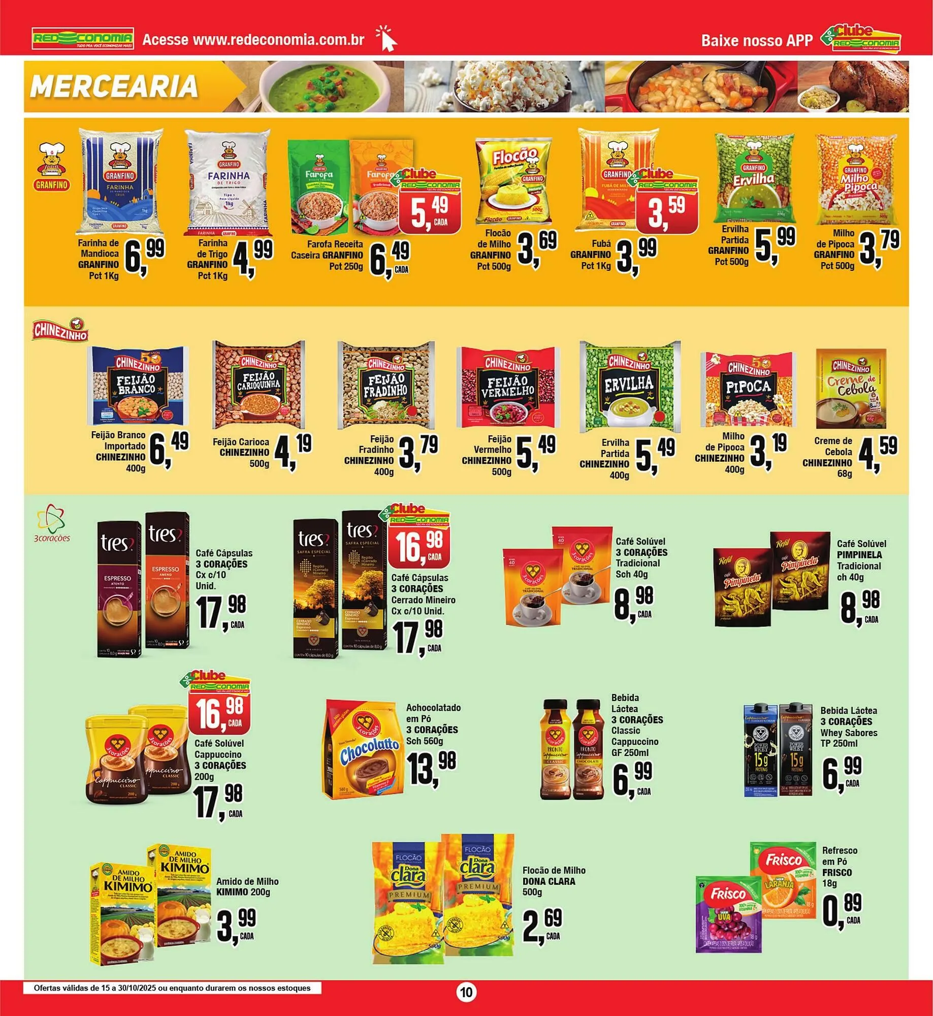 Encarte de Encarte Rede Economia 15 de outubro até 30 de outubro 2025 - Pagina 10