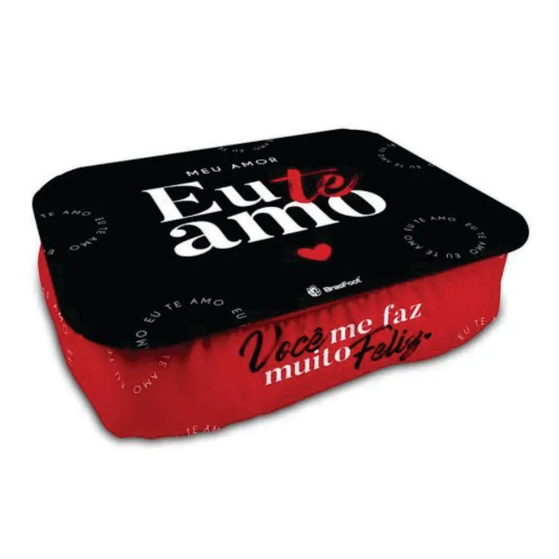 Almofada Bandeja Meu Amor Te Amo 11x29x4cm - Brasfoot