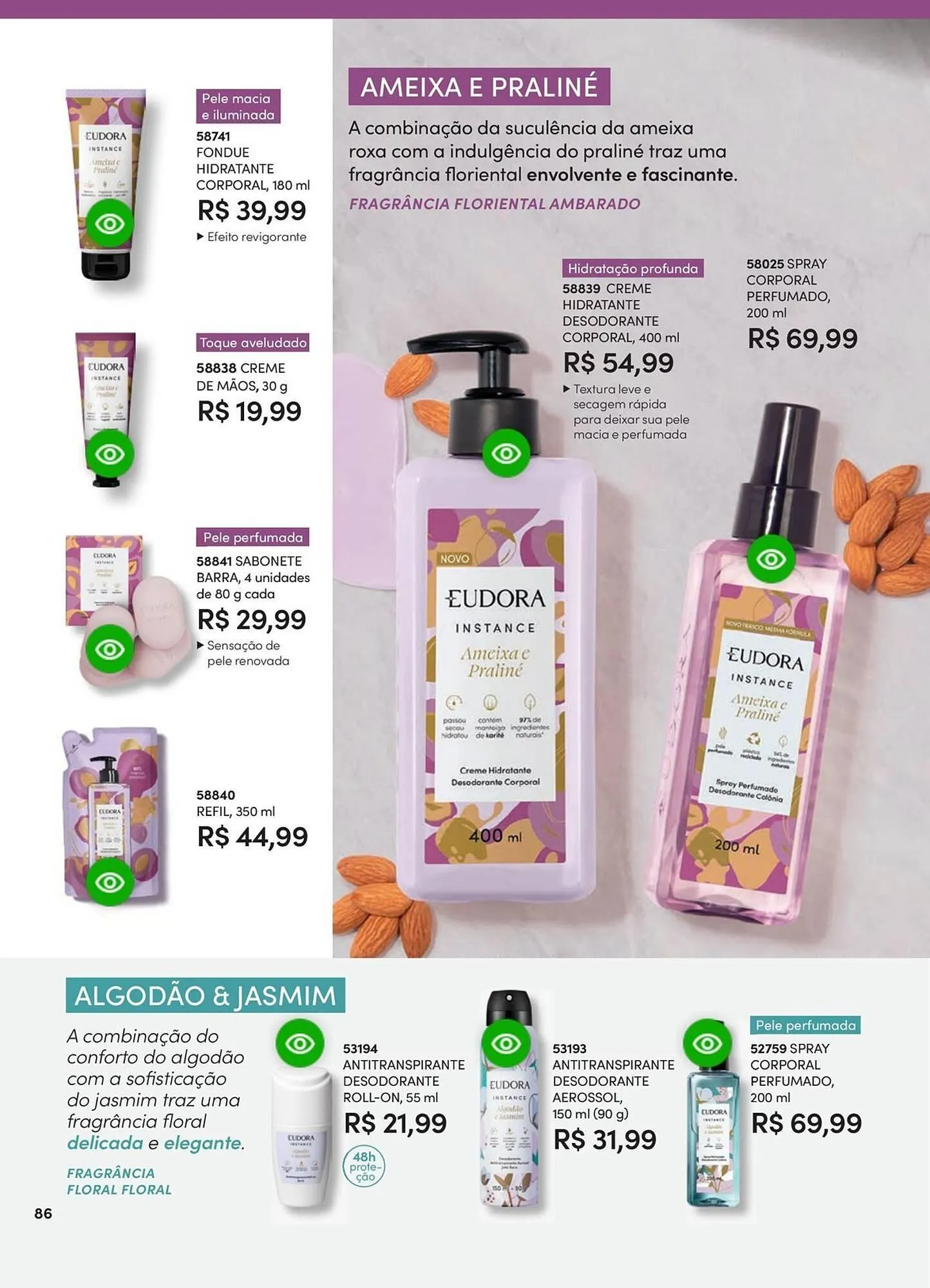 Encarte de Catálogo Eudora 23 de abril até 30 de junho 2025 - Pagina 92