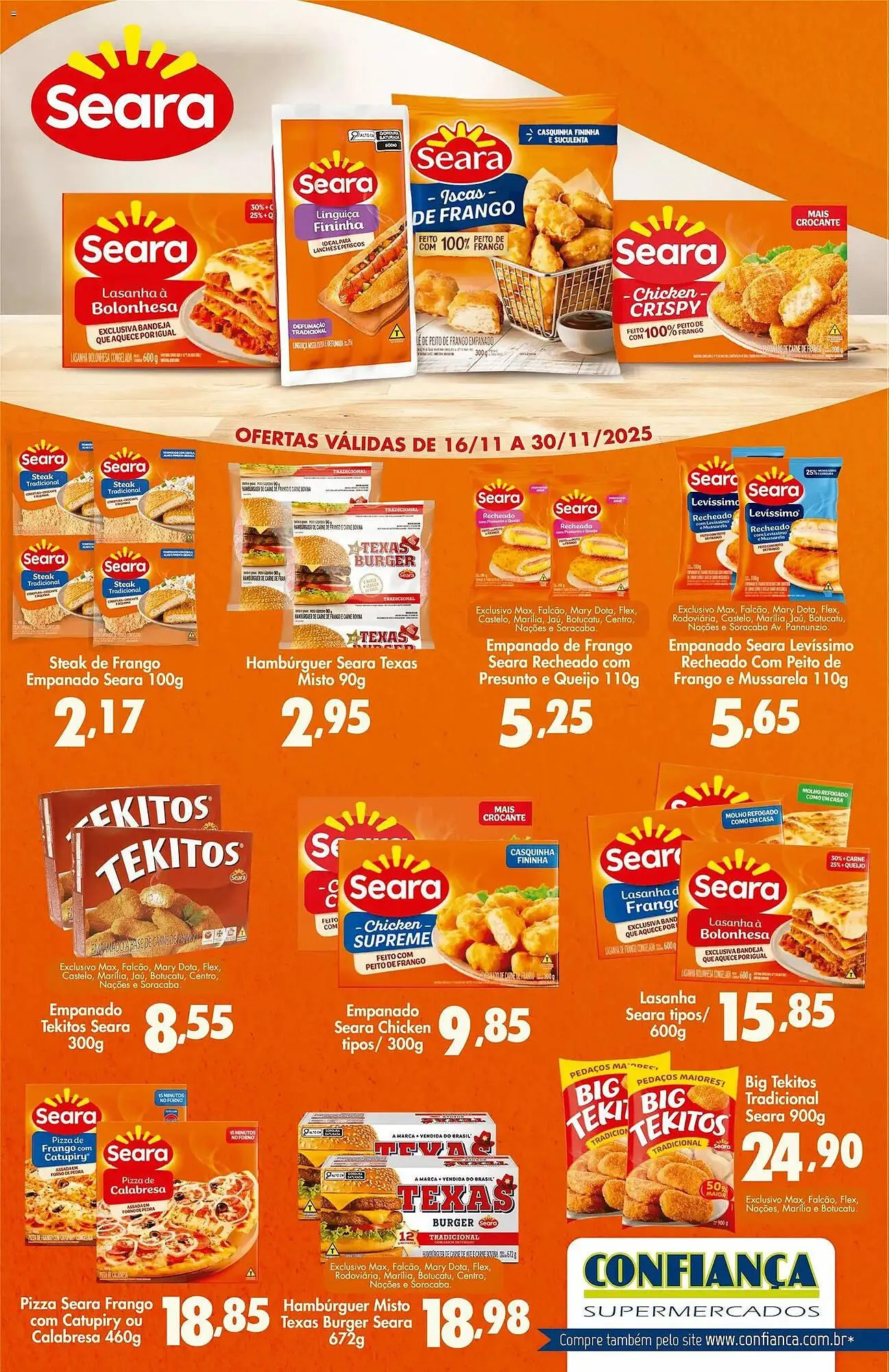 Encarte de Catálogo Confiança Supermercados 16 de novembro até 1 de dezembro 2025 - Pagina 1