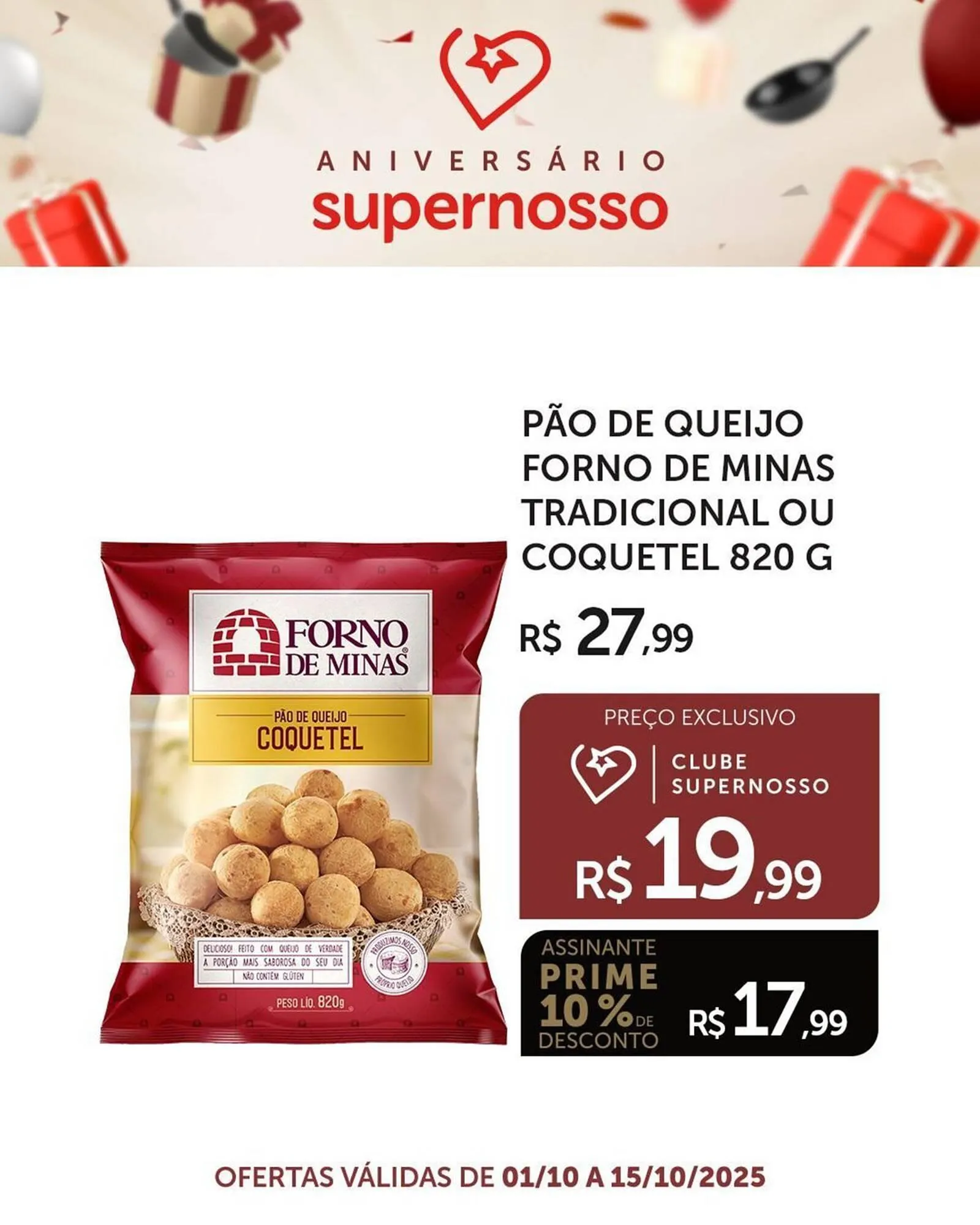 Encarte de Folheto Super Nosso 3 de outubro até 15 de outubro 2025 - Pagina 1