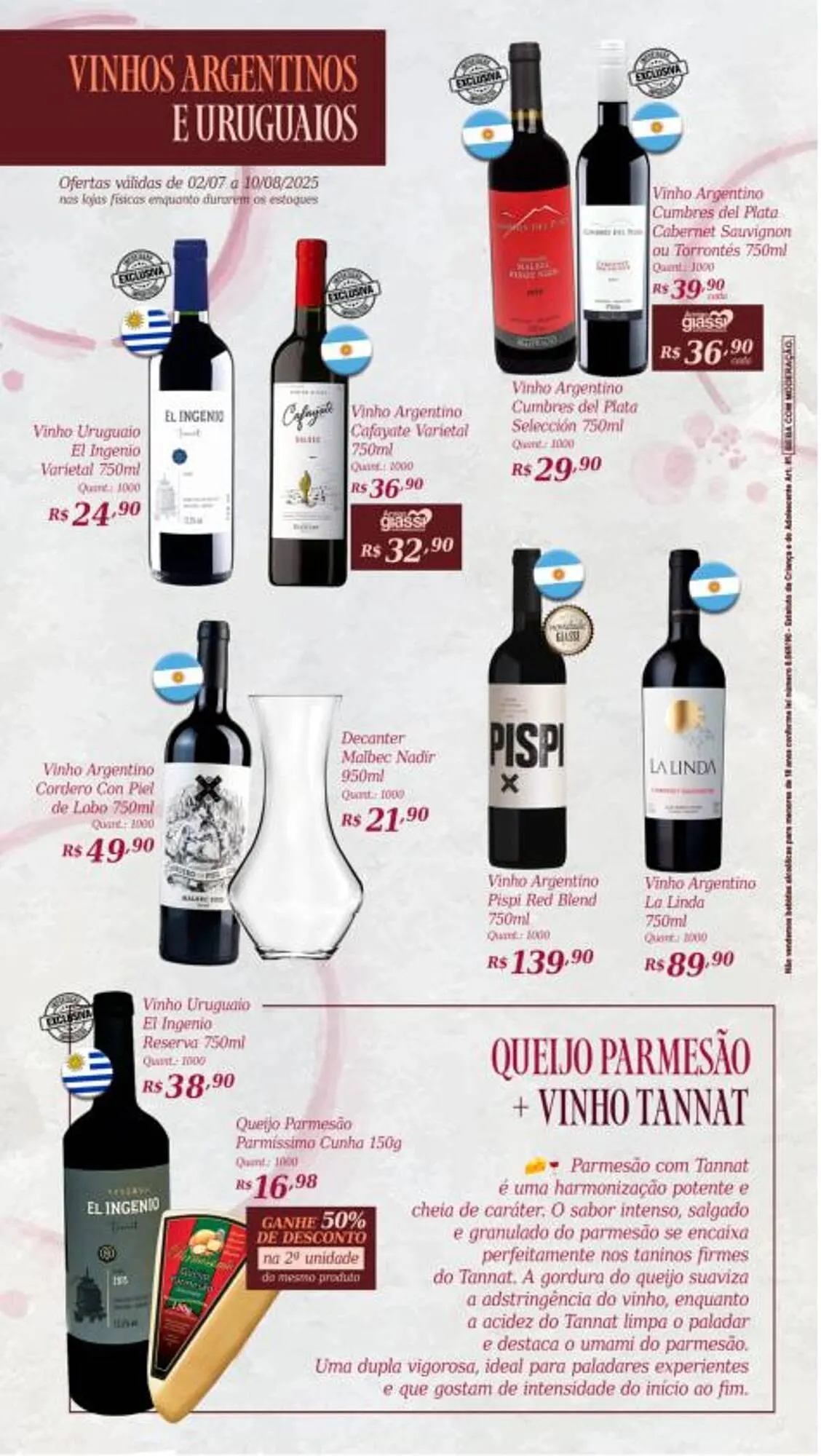 Encarte de Catálogo Giassi Supermercados 2 de julho até 10 de agosto 2025 - Pagina 5