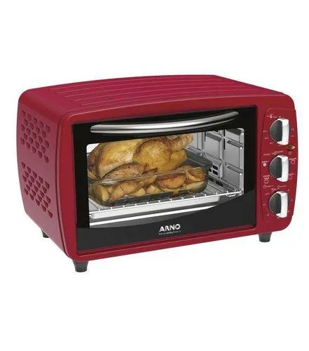 Forno Elétrico AirFry 5 em 1 Vermelho Arno 20L OF32B5B1 127V