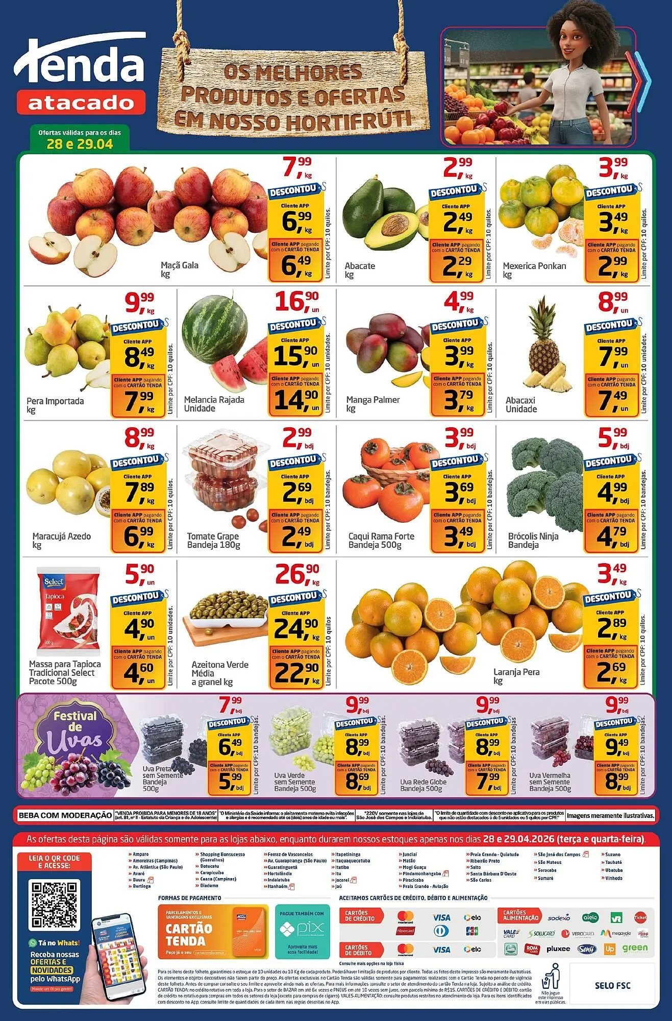 Encarte de Folheto Tenda Atacado 27 de abril até 29 de abril 2026 - Pagina 4