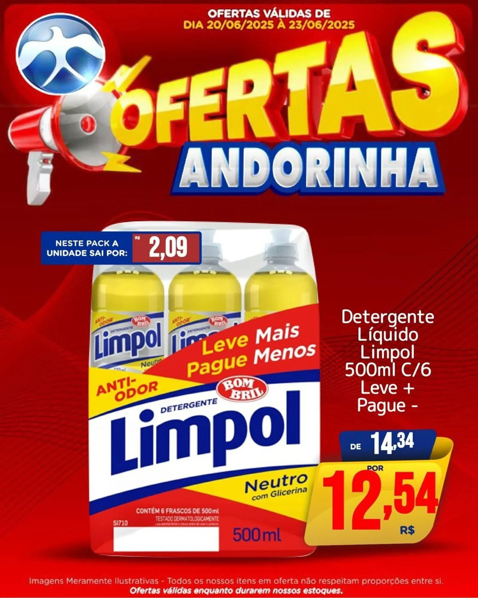 Encarte de Catálogo Andorinha Hipermercado 20 de junho até 23 de junho 2025 - Pagina 1