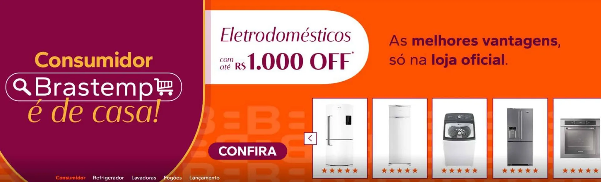 Encarte de Catálogo Brastemp 13 de março até 31 de março 2024 - Pagina 1