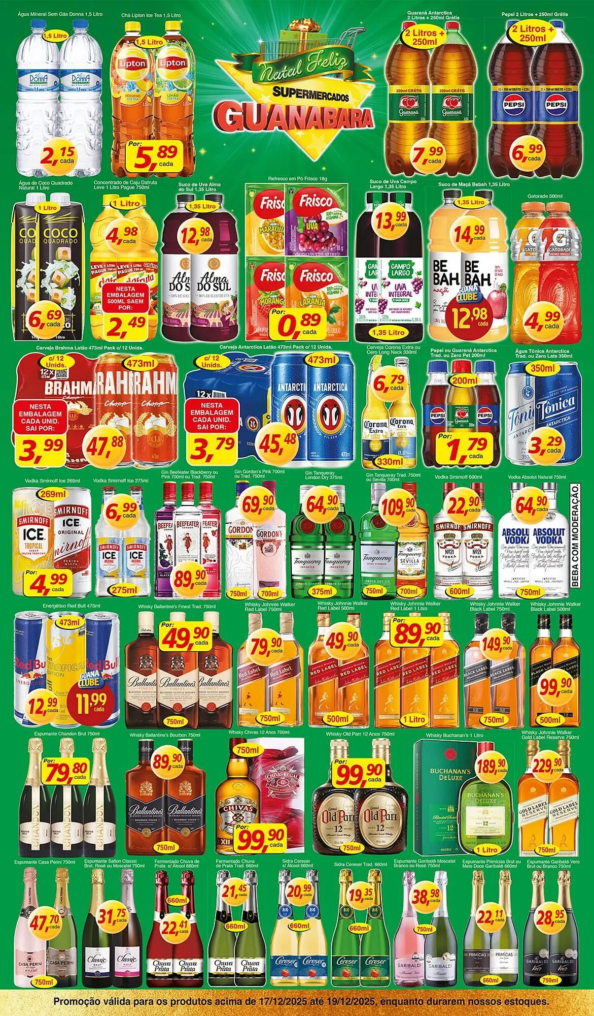 Encarte de Encarte Supermercados Guanabara 17 de dezembro até 19 de dezembro 2025 - Pagina 10