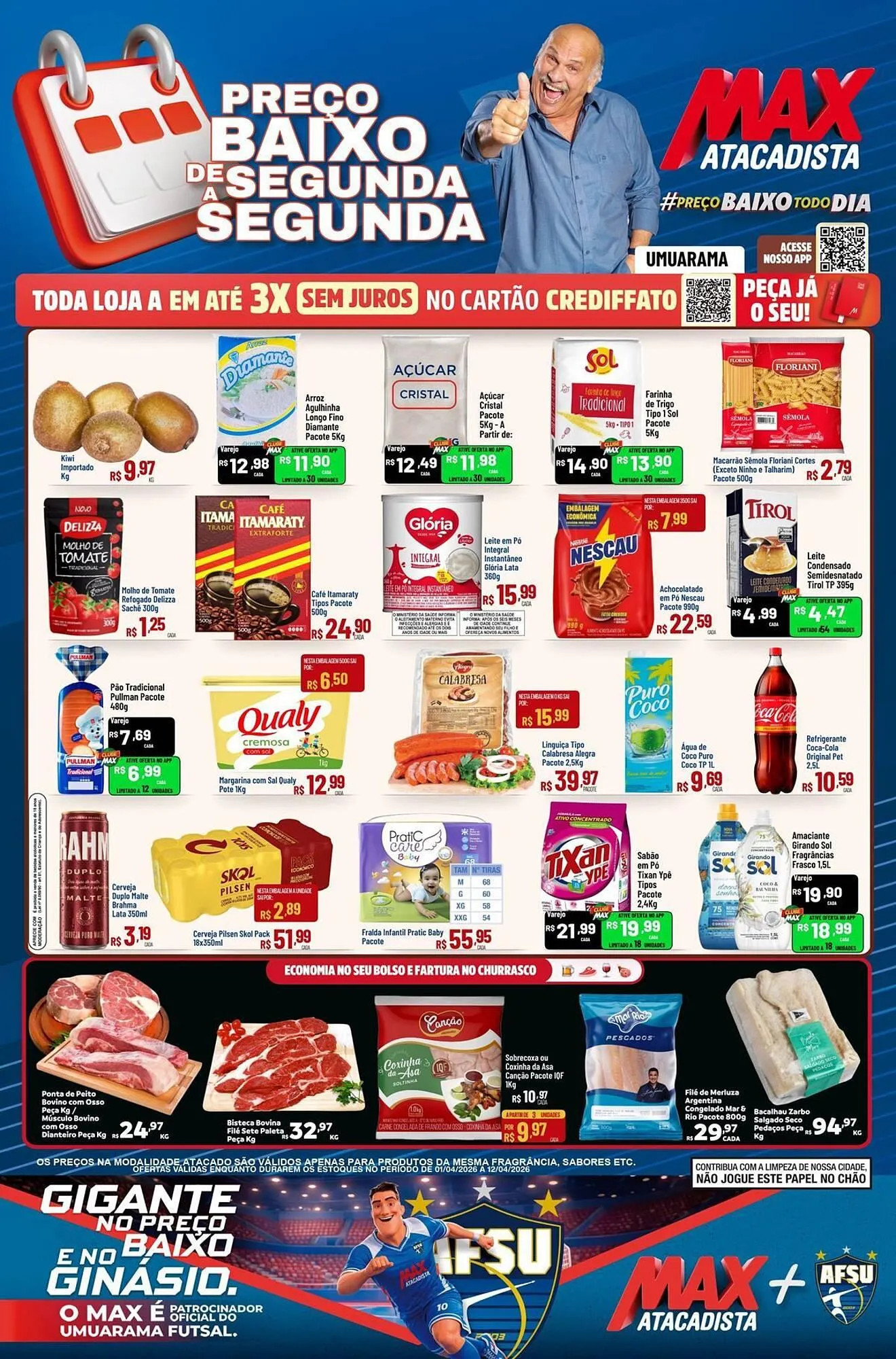 Encarte de Encarte Max Atacadista 1 de abril até 12 de abril 2026 - Pagina 1