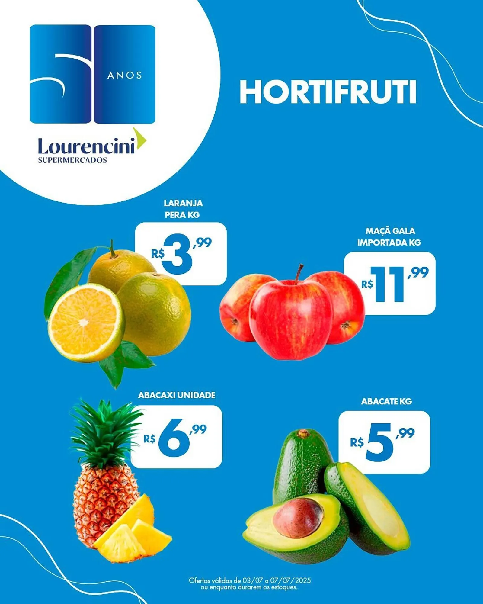 Encarte de Catálogo Lourencini Supermercados 4 de julho até 7 de julho 2025 - Pagina 5