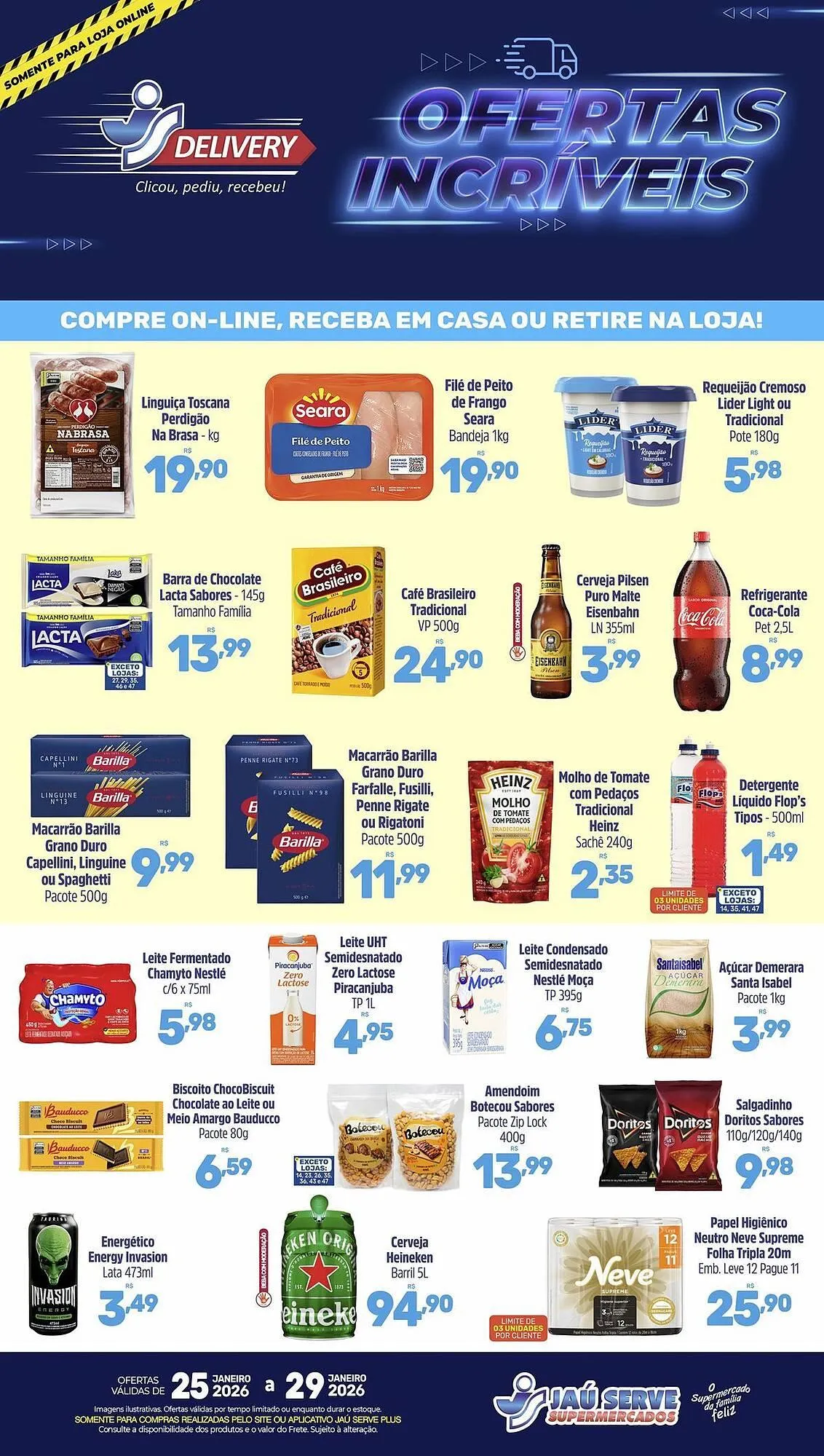 Catálogo Supermercados Jau Serve - 1