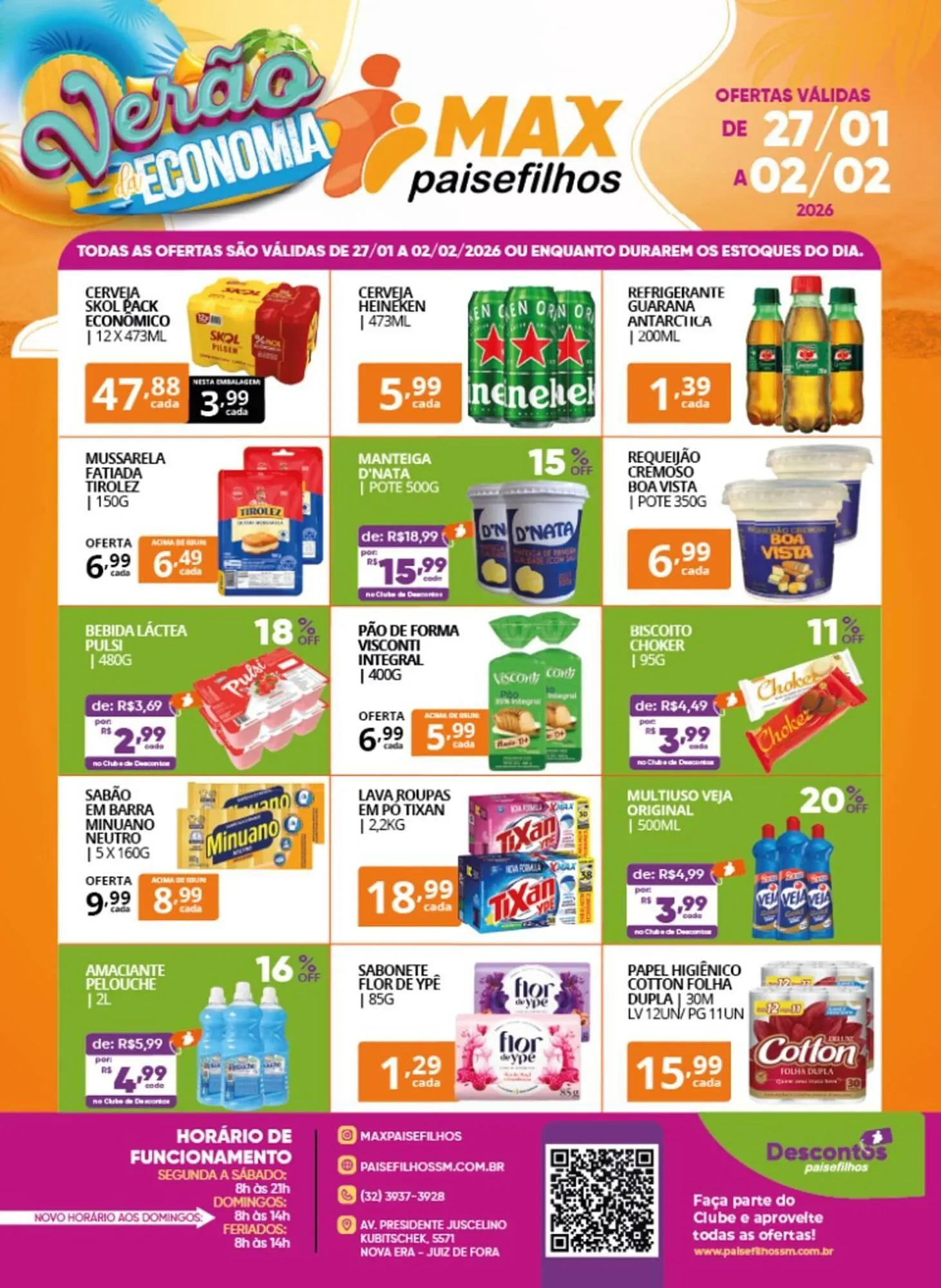 Encarte de Catálogo Pais e Filhos Supermercados 27 de janeiro até 2 de fevereiro 2026 - Pagina 2
