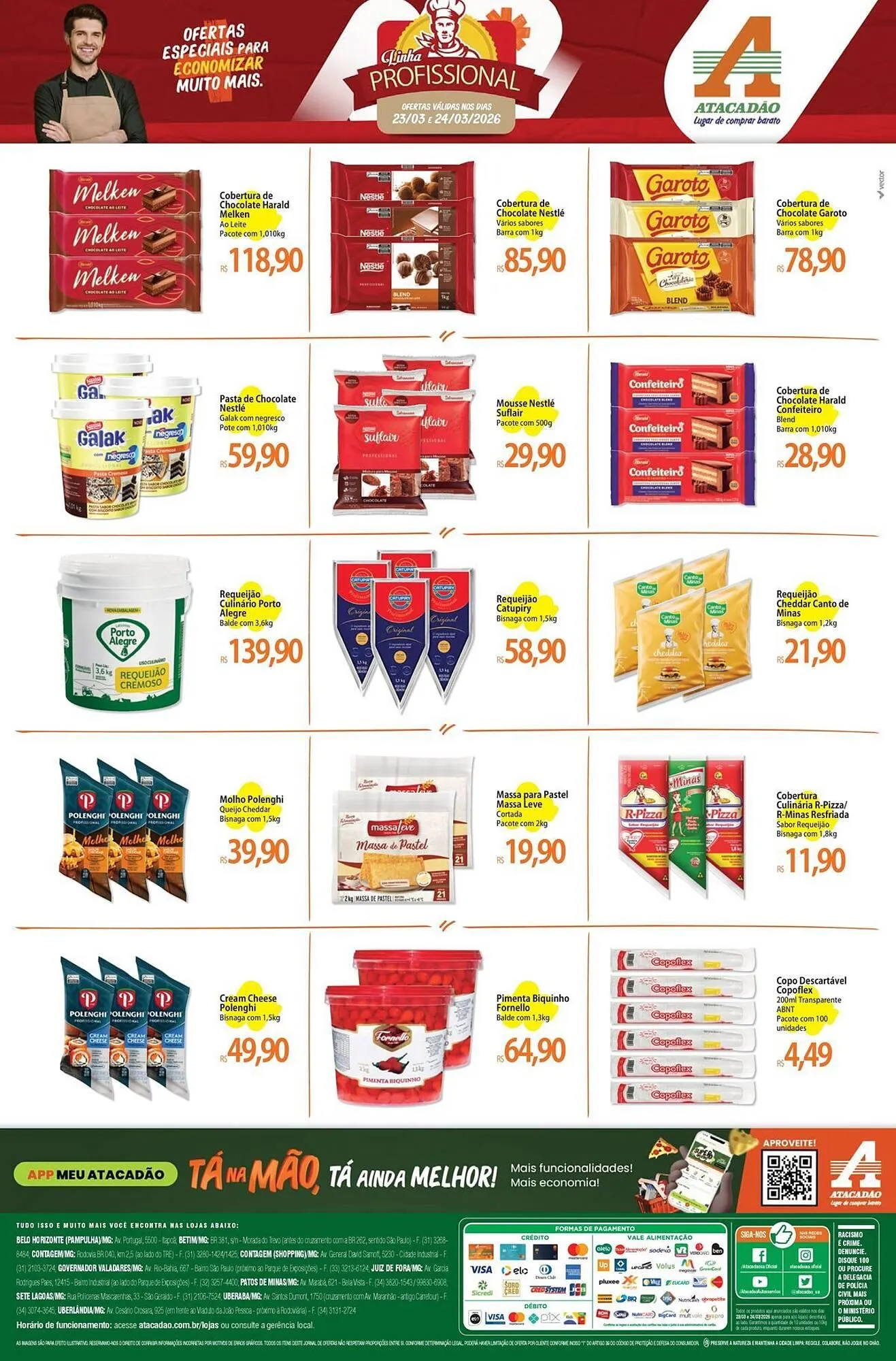 Encarte de Folheto Atacadão 23 de março até 24 de março 2026 - Pagina 2