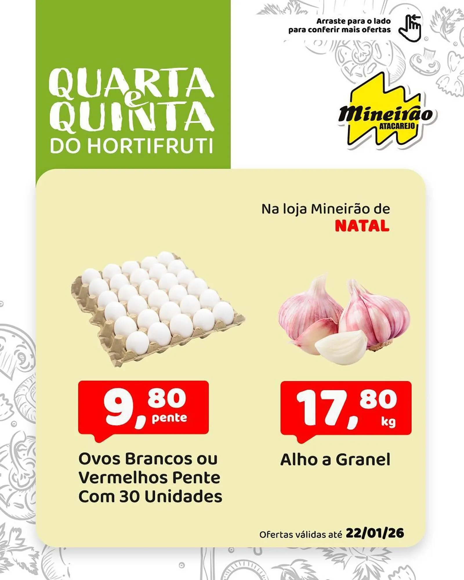 Encarte de Folheto Mineirão Atacarejo 21 de janeiro até 22 de janeiro 2026 - Pagina 1