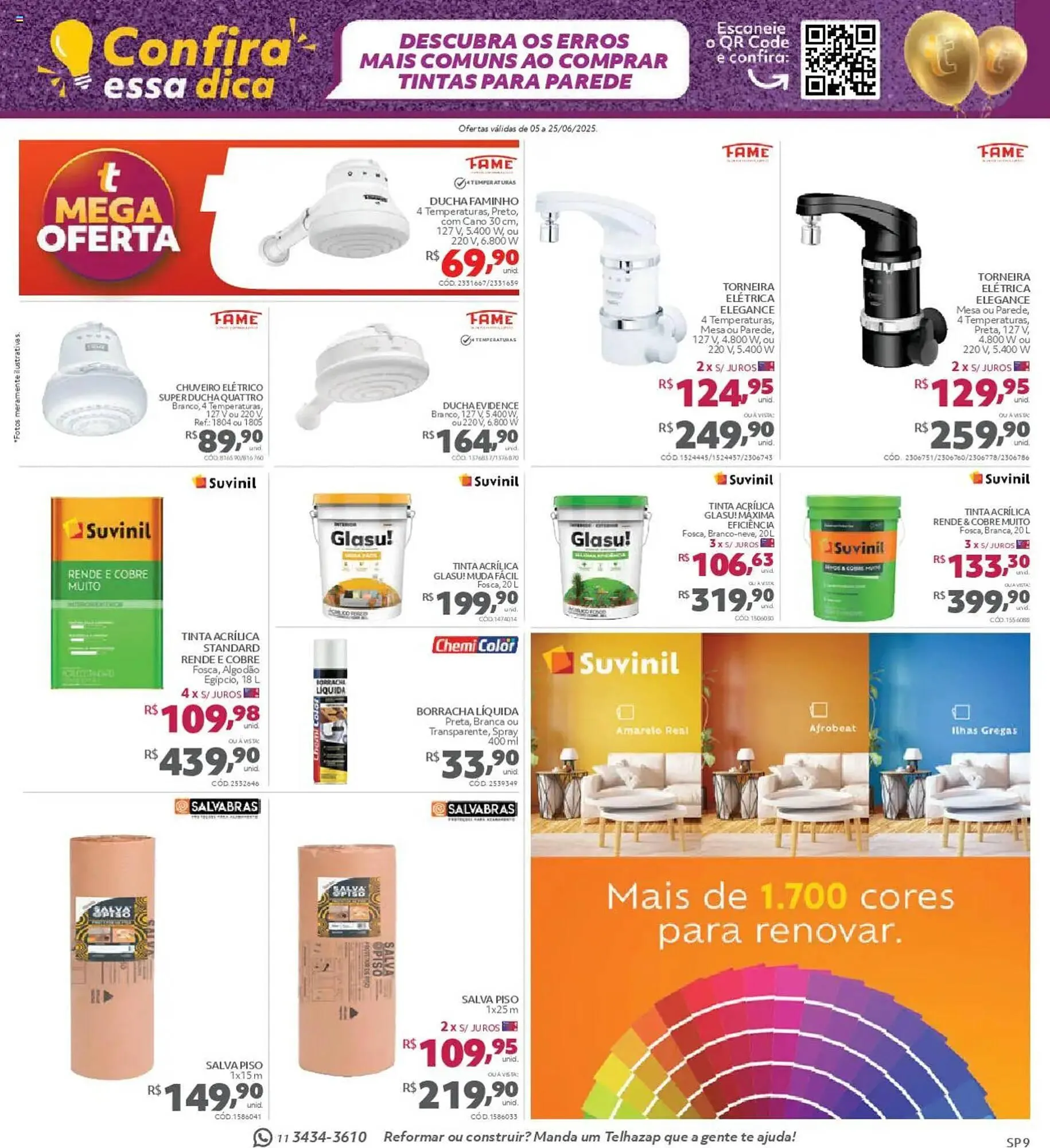 Encarte de Catálogo Telhanorte 5 de junho até 26 de junho 2025 - Pagina 9