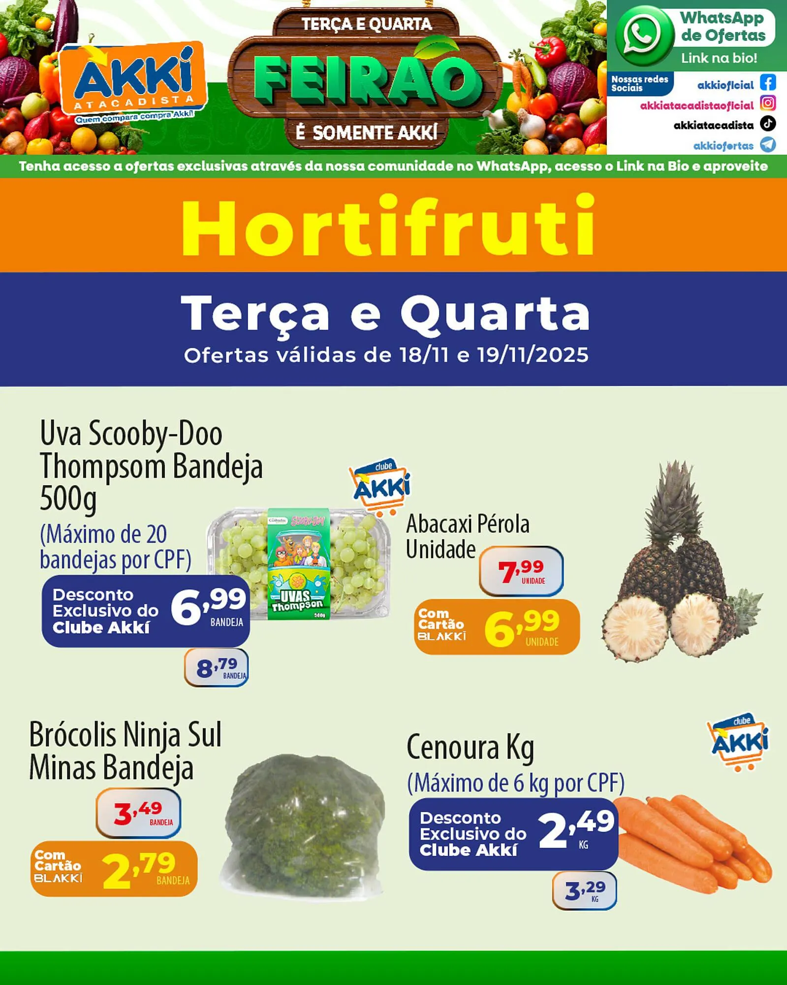 Encarte de Folheto Akki Atacadista 18 de novembro até 19 de novembro 2025 - Pagina 3