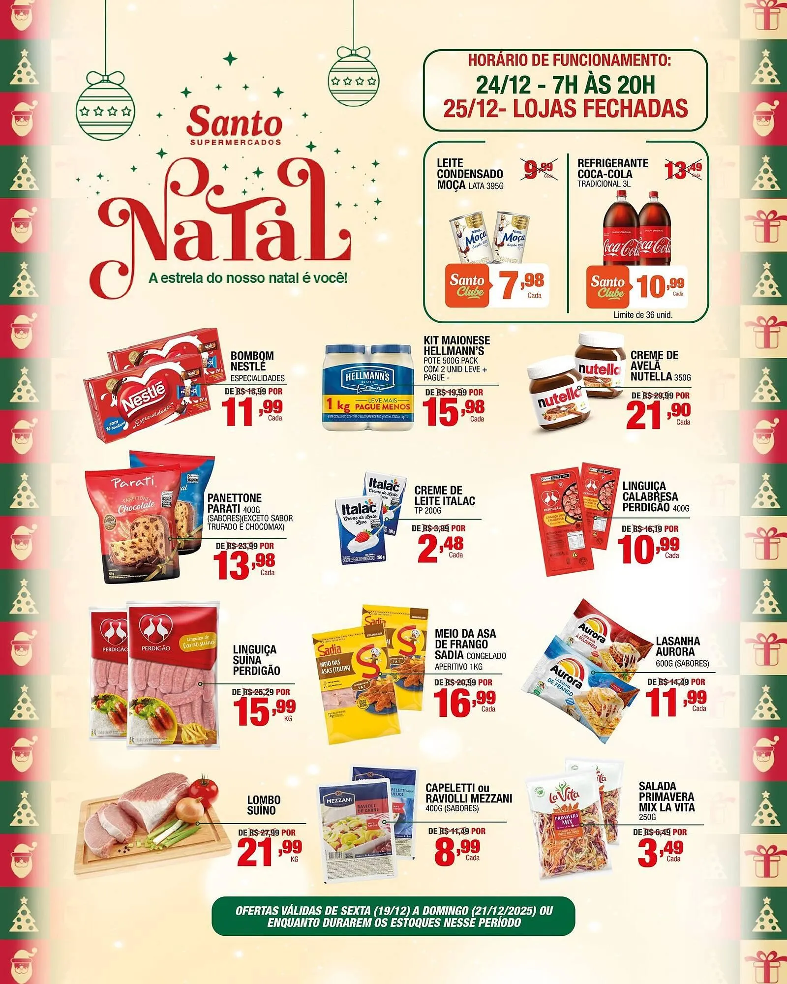 Encarte de Catálogo Santo Supermercados 21 de dezembro até 27 de dezembro 2025 - Pagina 2
